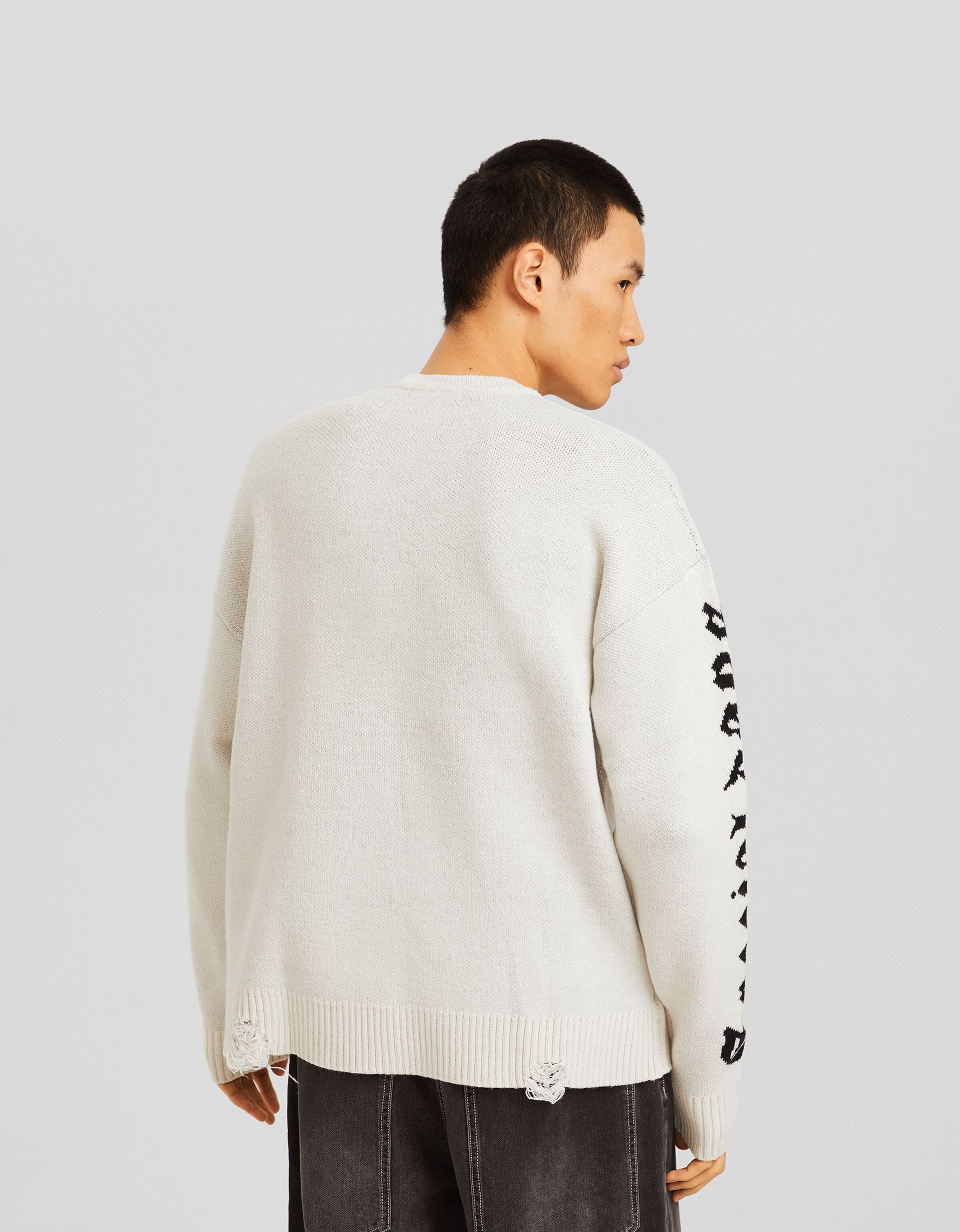 Off white hot sale floral sweater