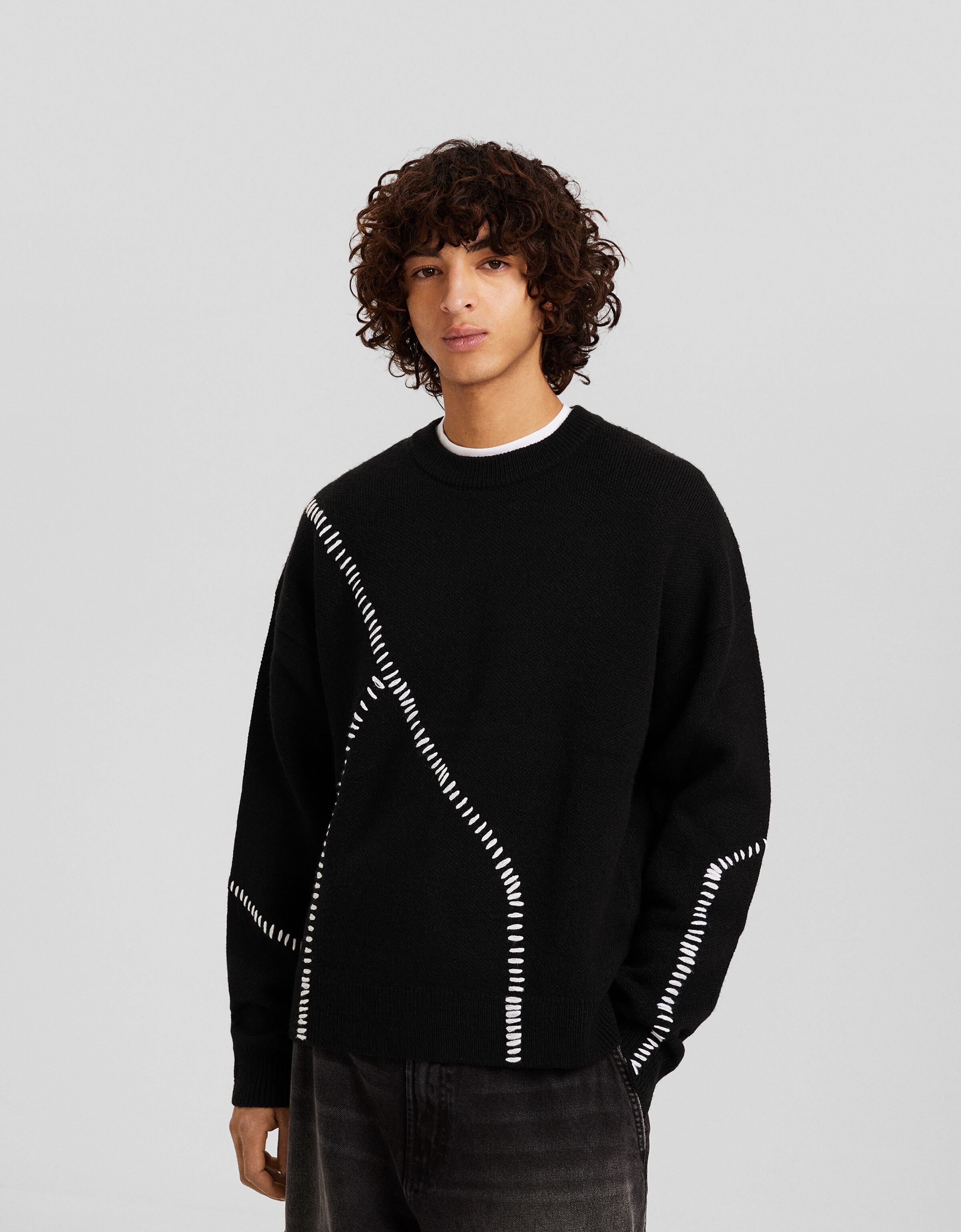 Pull best sale homme bershka