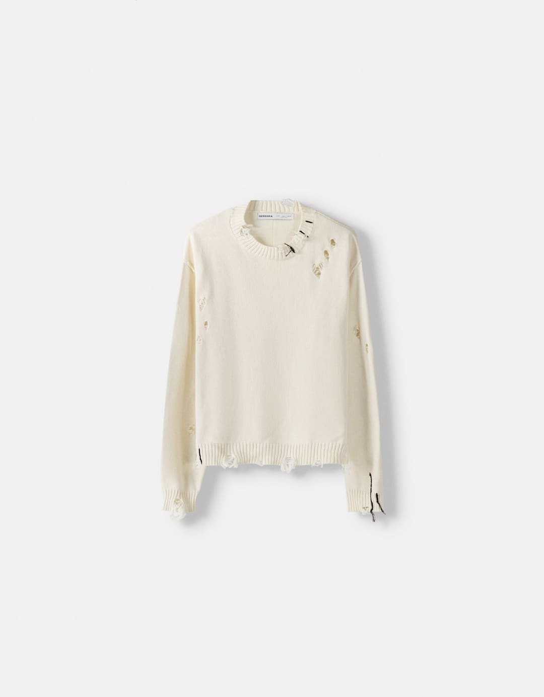 Ripped effect sweater