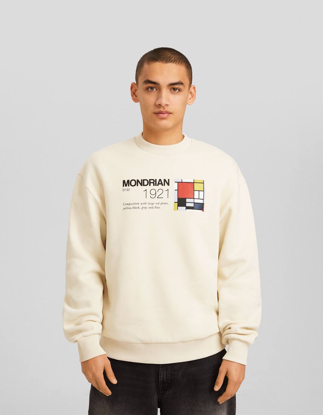 Piet Mondrian print sweatshirt