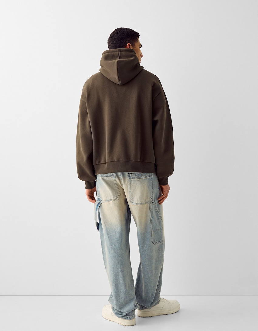 Post Malone print boxy fit hoodie - Men | Bershka