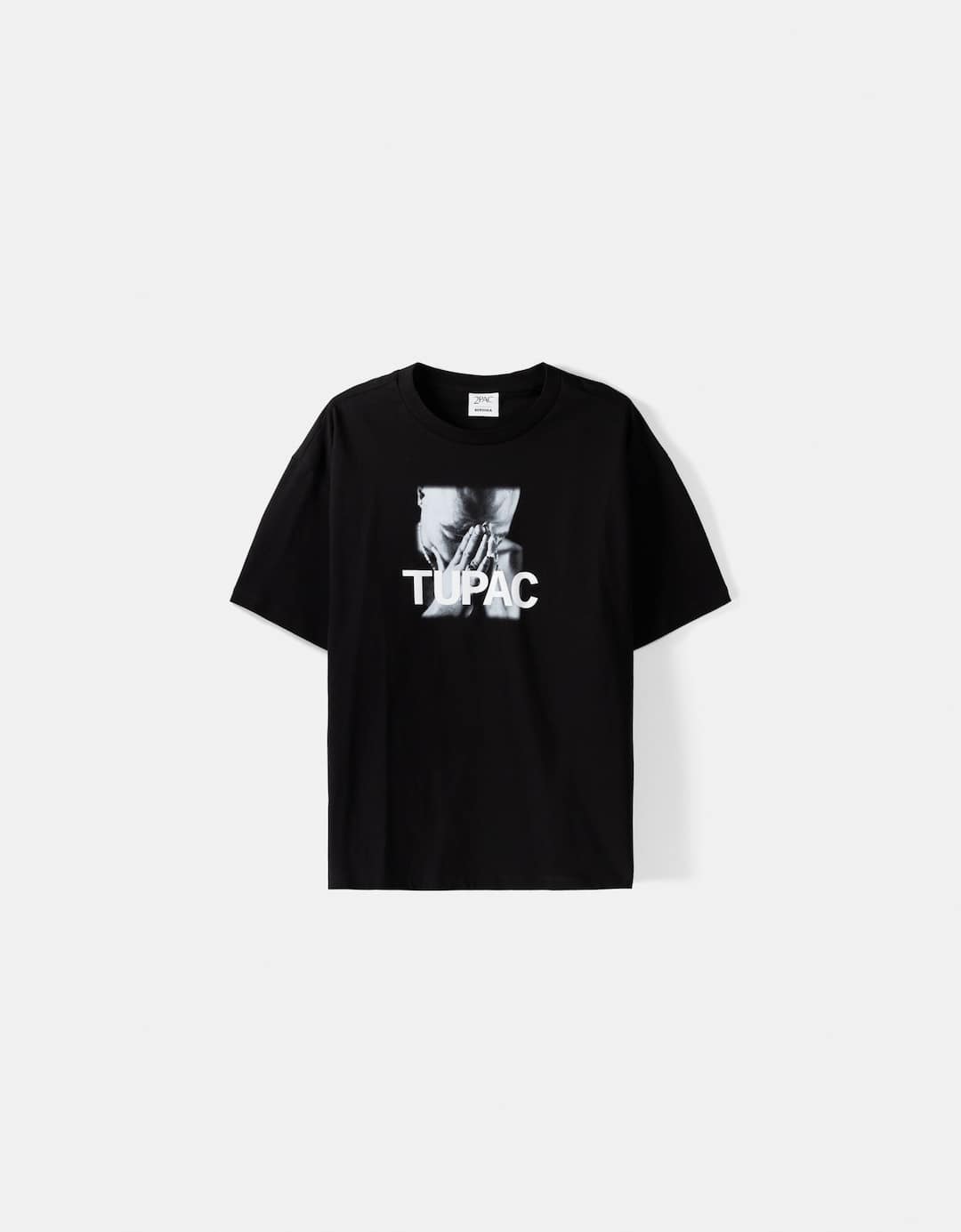 Camiseta Tupac manga corta boxy fit
