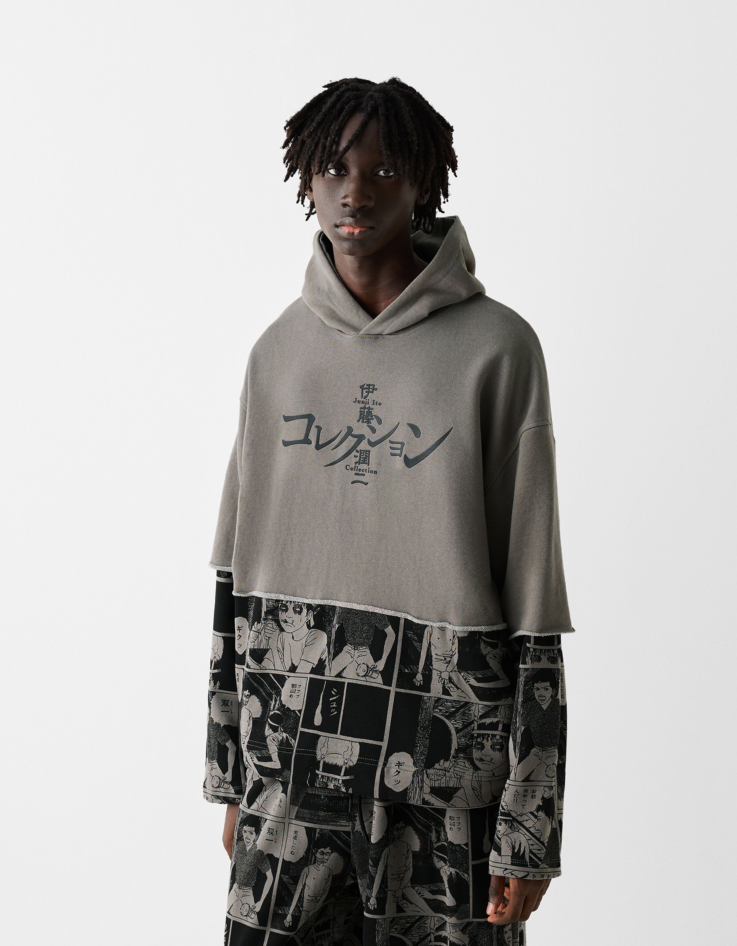 Junji Ito Collection printed hoodie - Men | Bershka