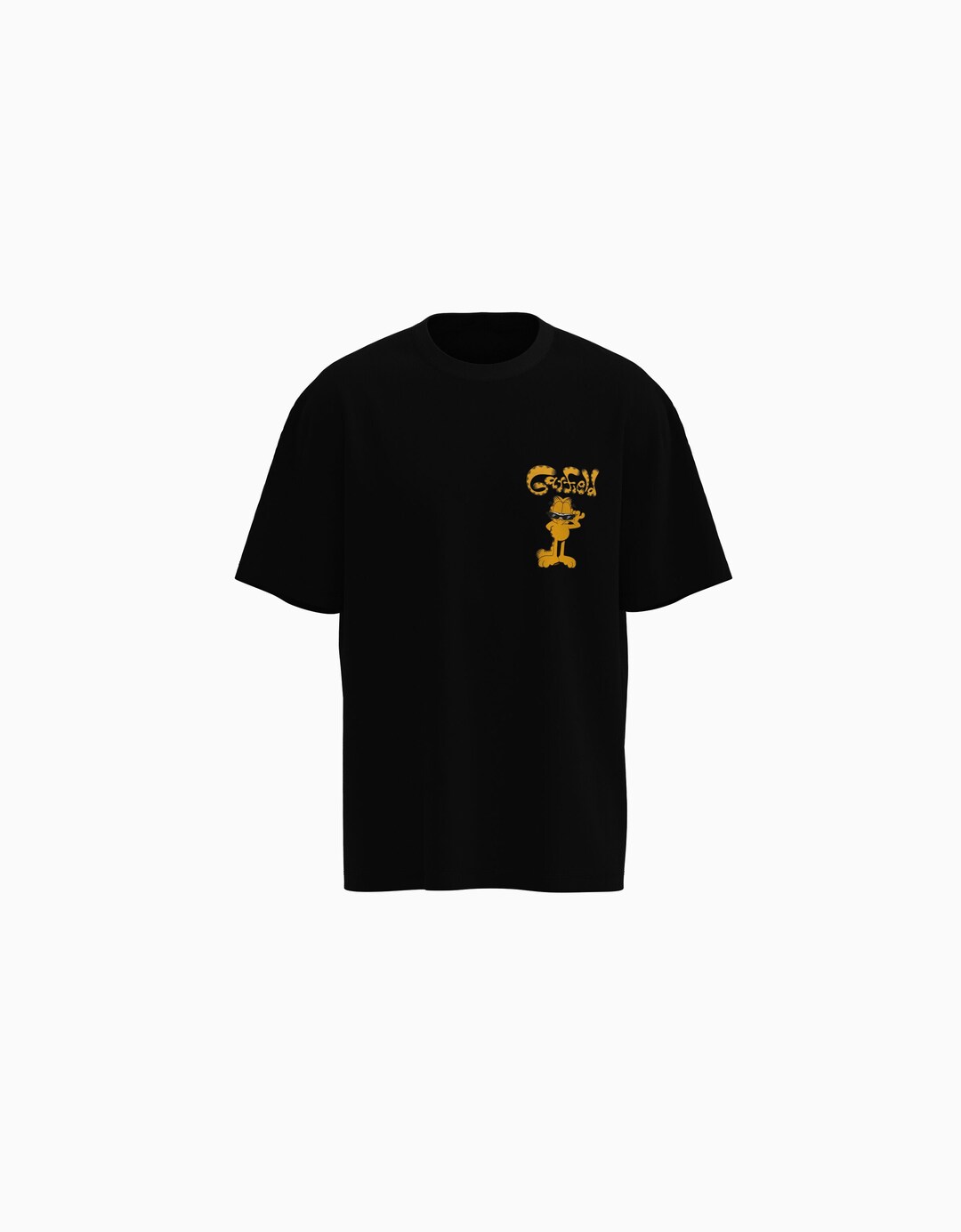 T-shirt Garfield manches courtes boxy fit imprimé