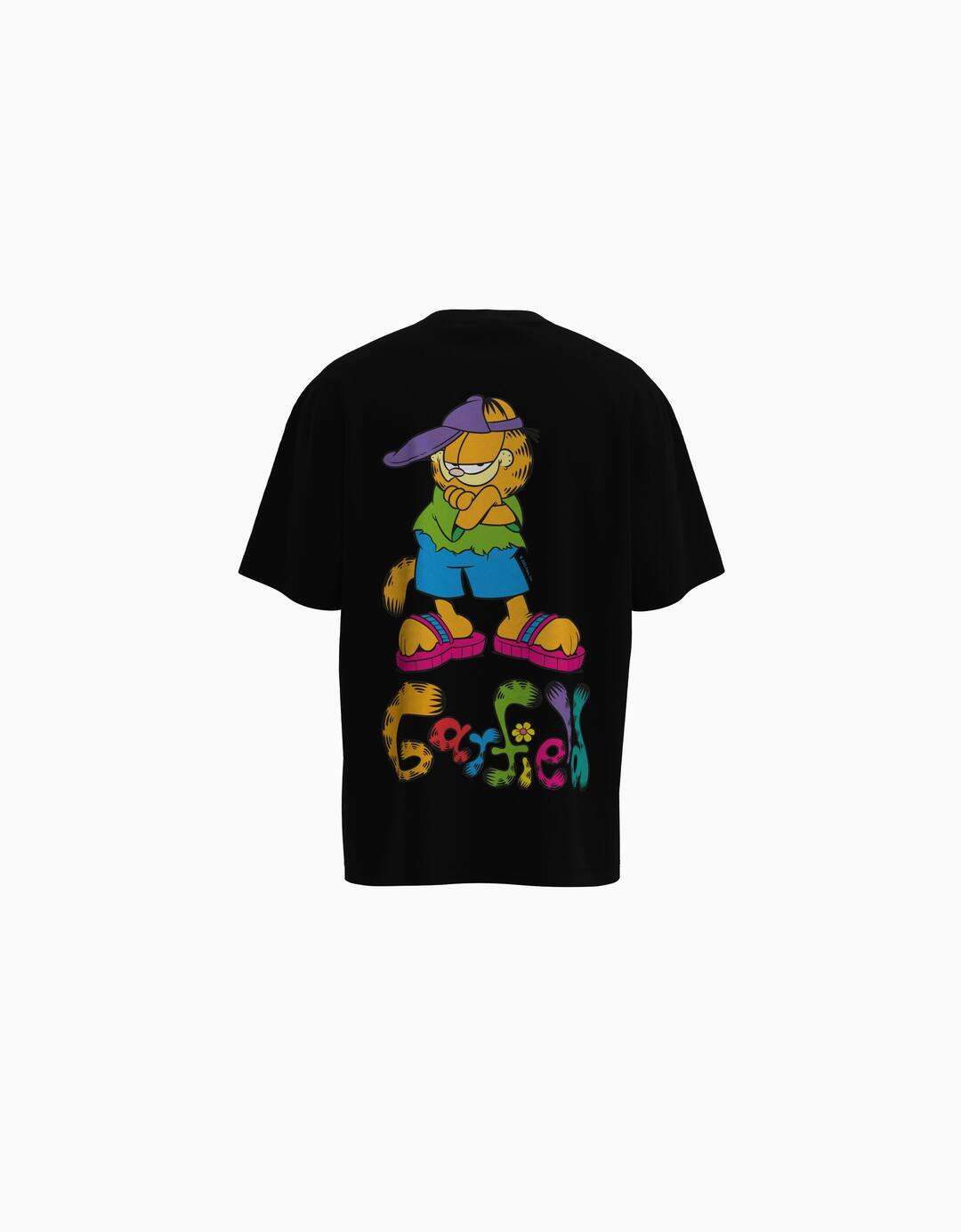 Garfield print boxy fit short sleeve T-shirt
