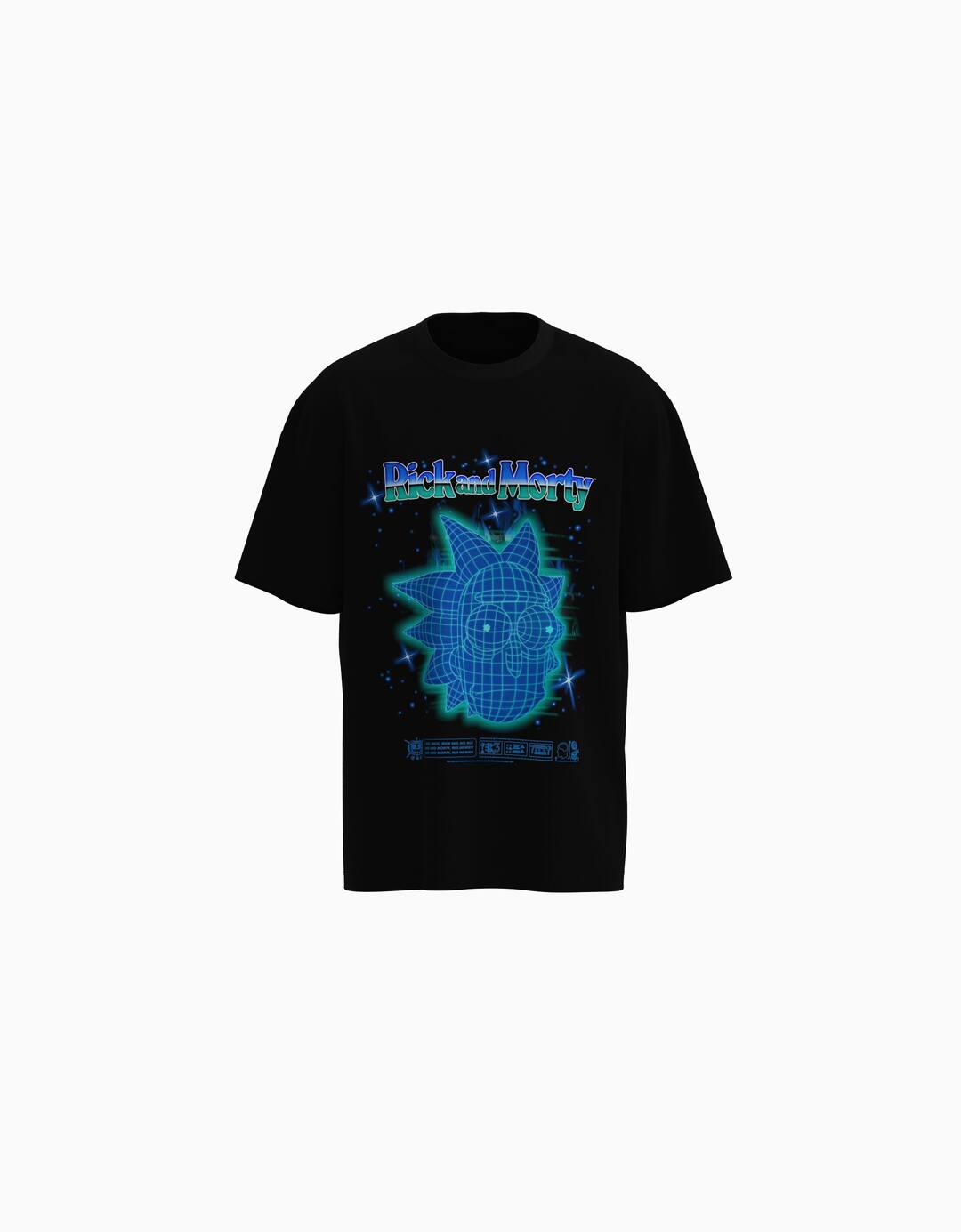 Rick & Morty print boxy fit short sleeve T-shirt