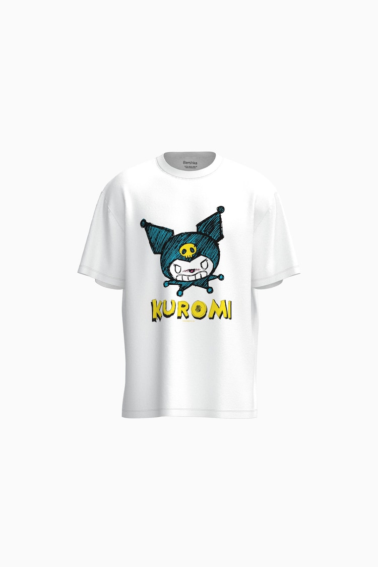 Kuromi print boxy fit short sleeve T-shirt