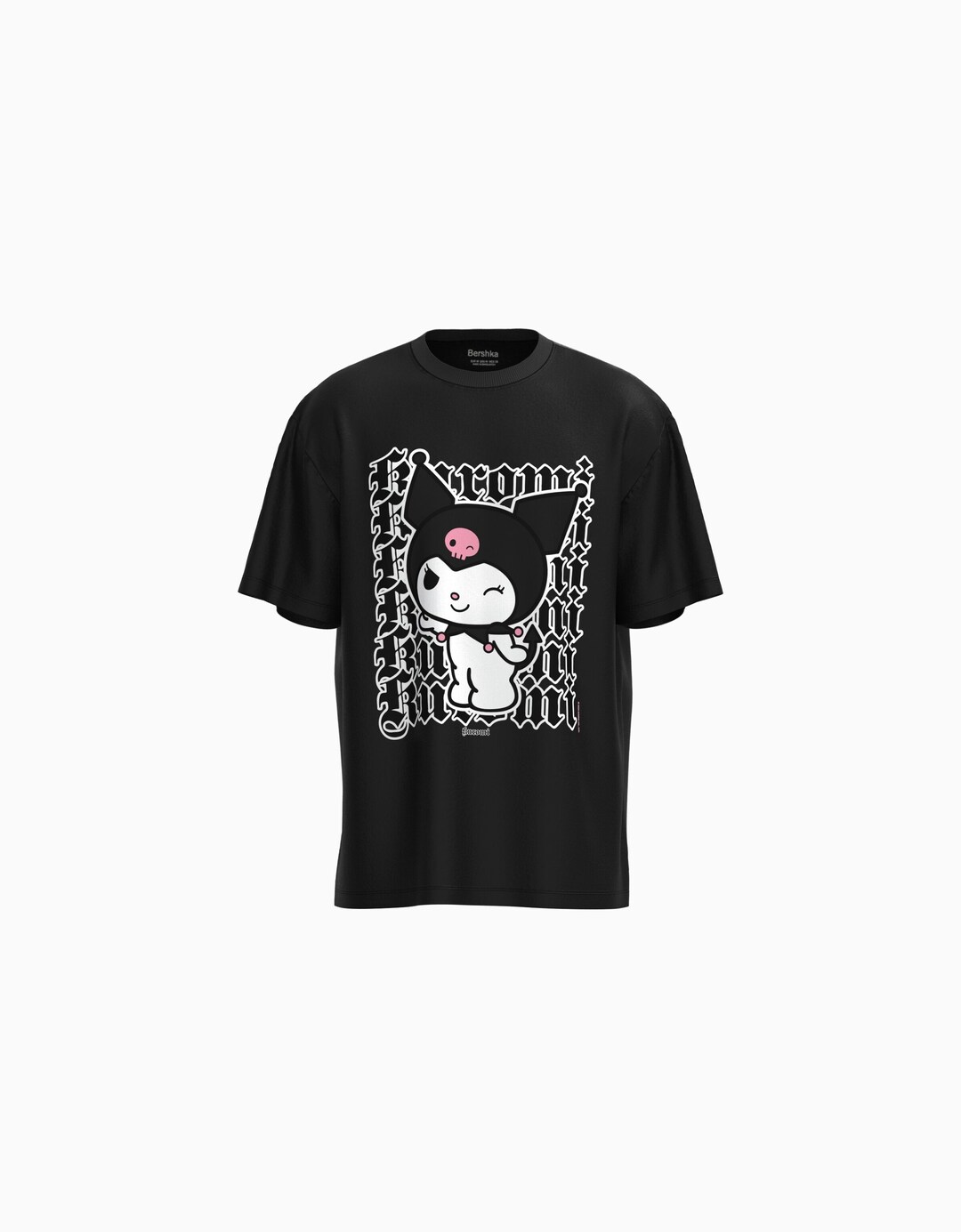 T-shirt manches courtes boxy fit imprimé Kuromi