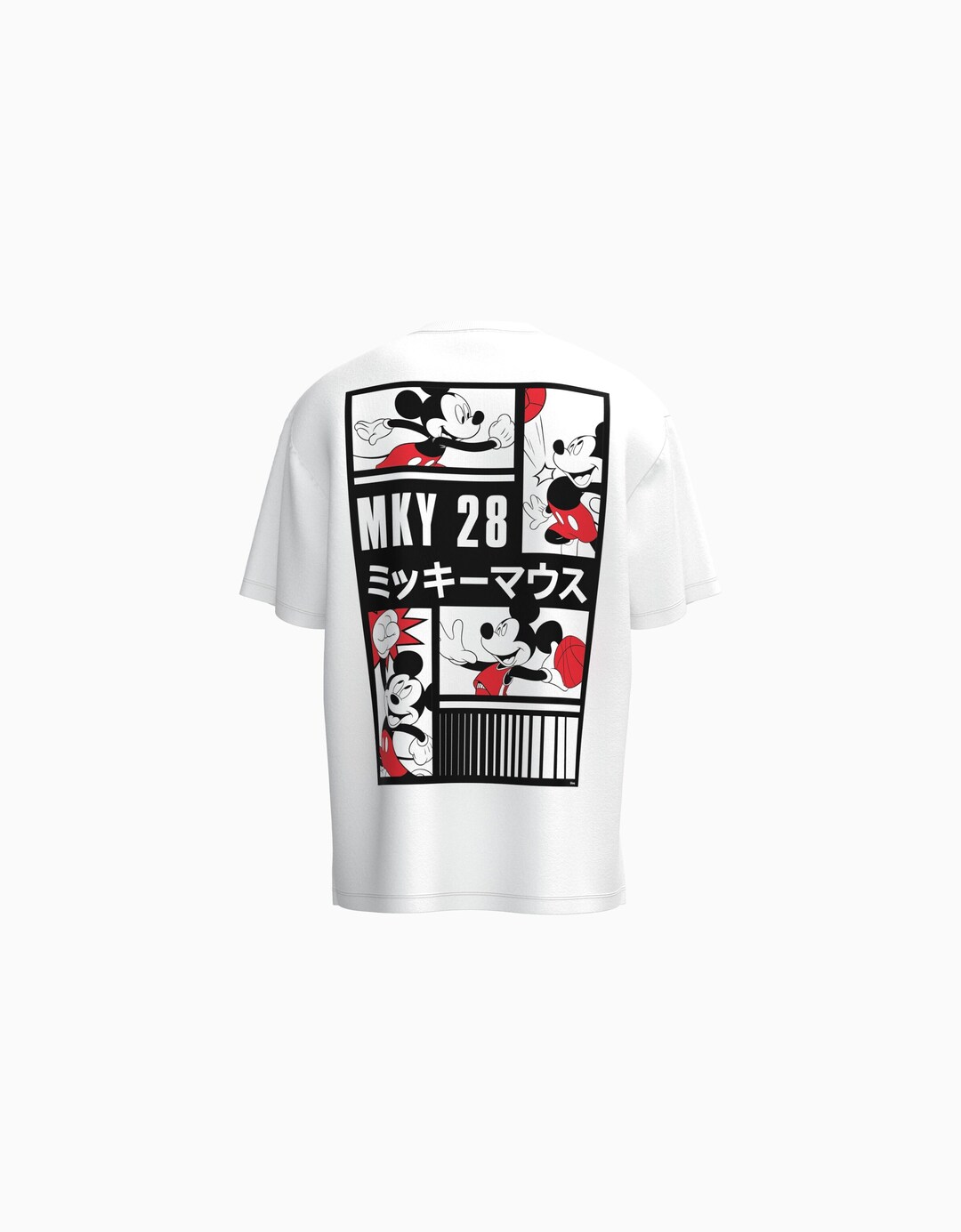 T-shirt Mickey manches courtes boxy fit imprimé