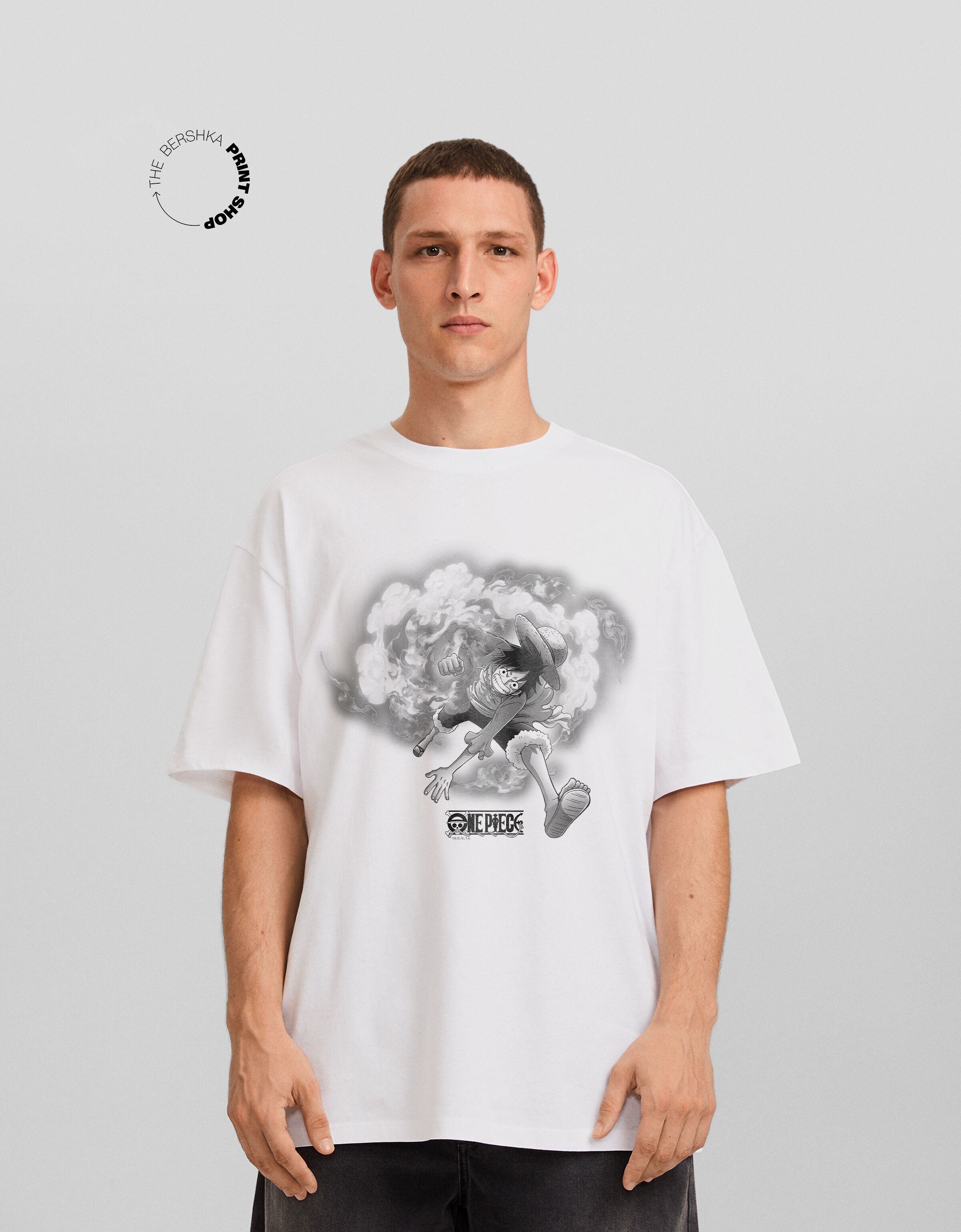 Tee shirt discount one piece bershka