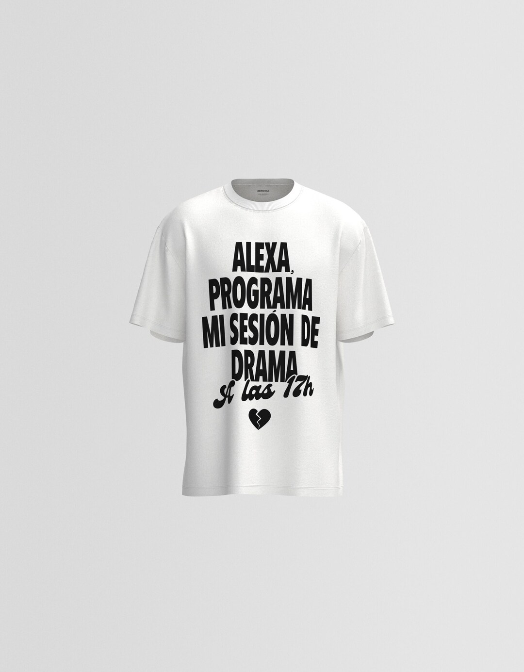 Camiseta Alexa manga corta boxy fit print