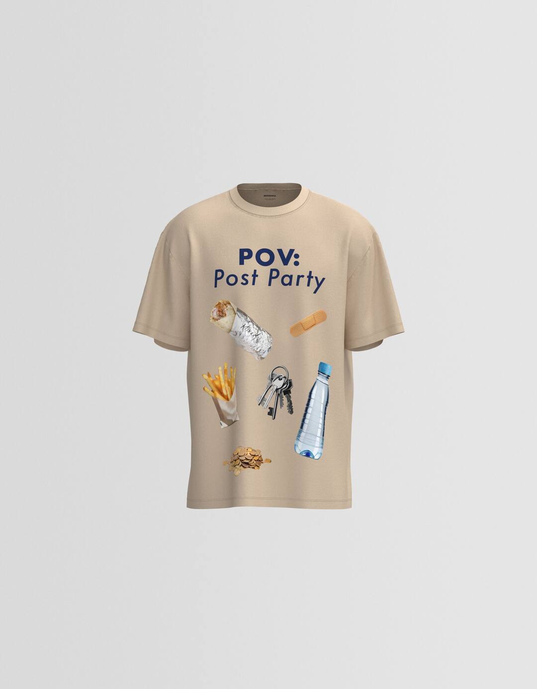 Boxy-fit short sleeve Trending Now T-shirt with print