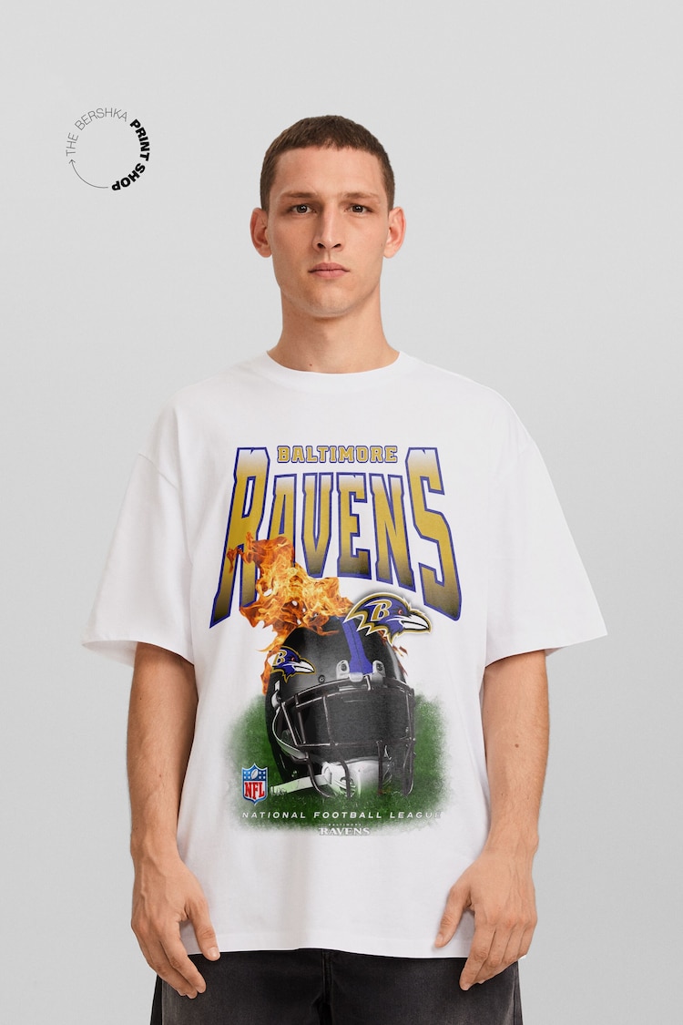 NFL Baltimore Ravens boxy fit short sleeve T-shirt
