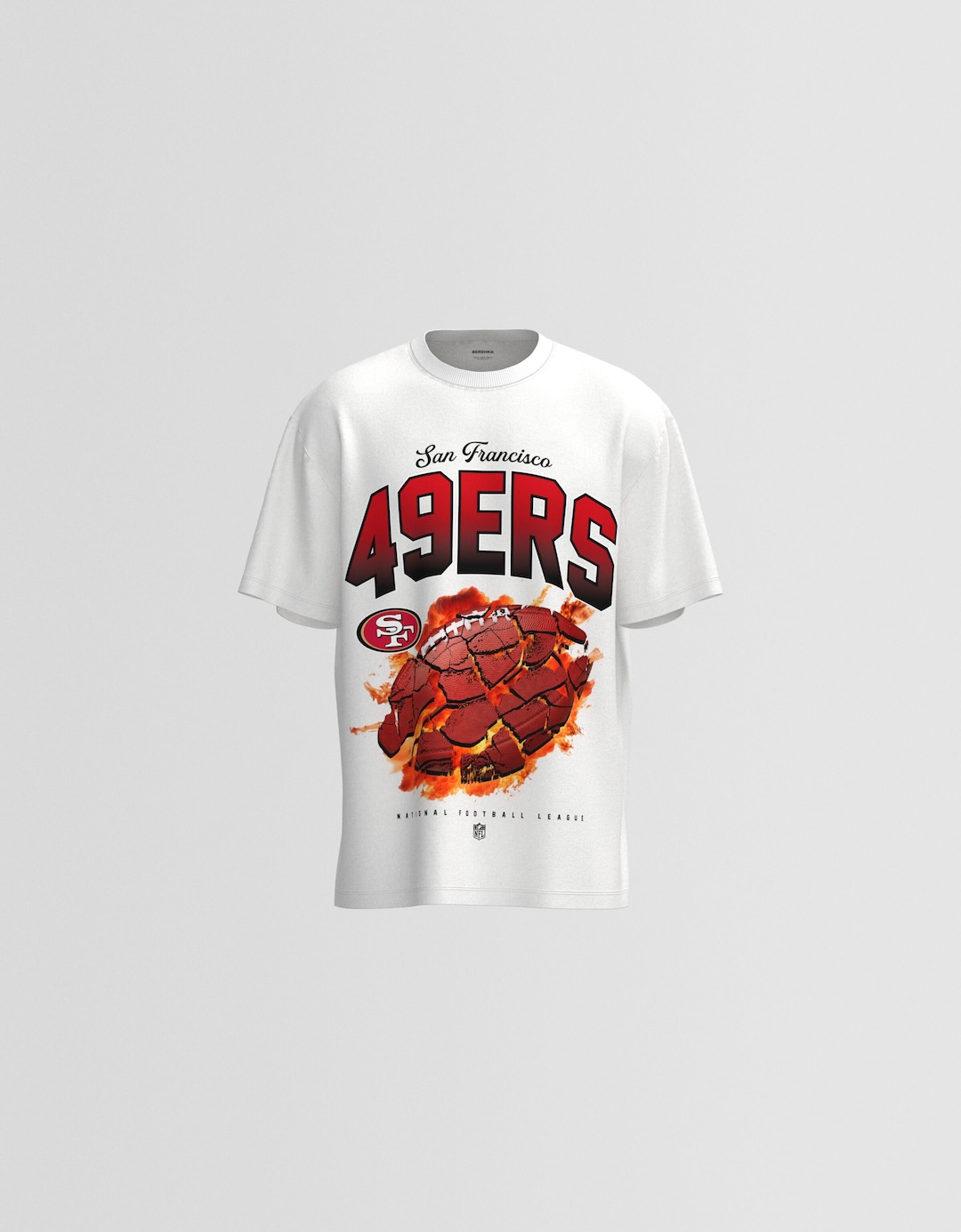 Kortärmad t-shirt med fyrkantig passform NFL San Francisco 49ers