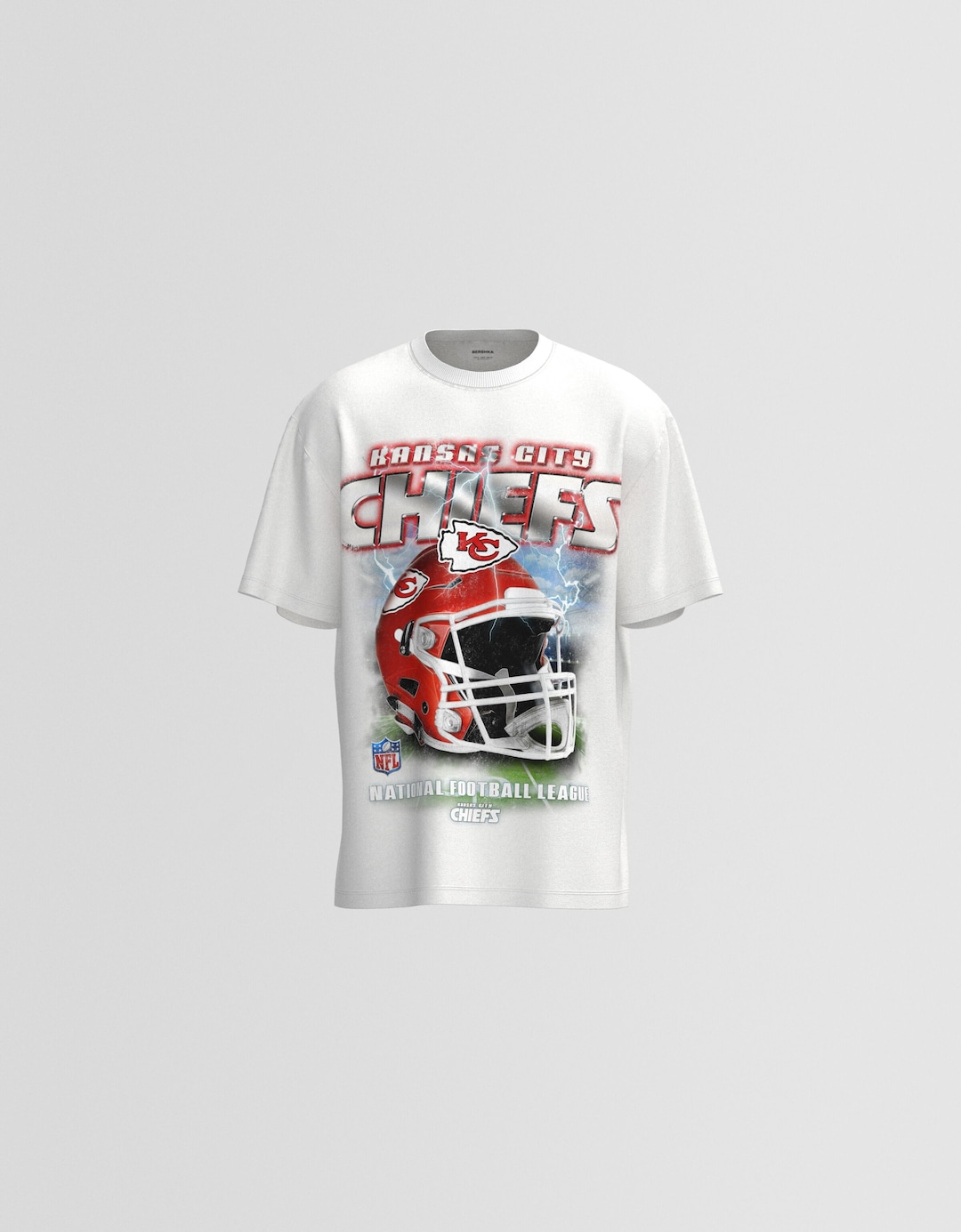 Kortärmad t-shirt med fyrkantig passform NFL Kansas City Chiefs