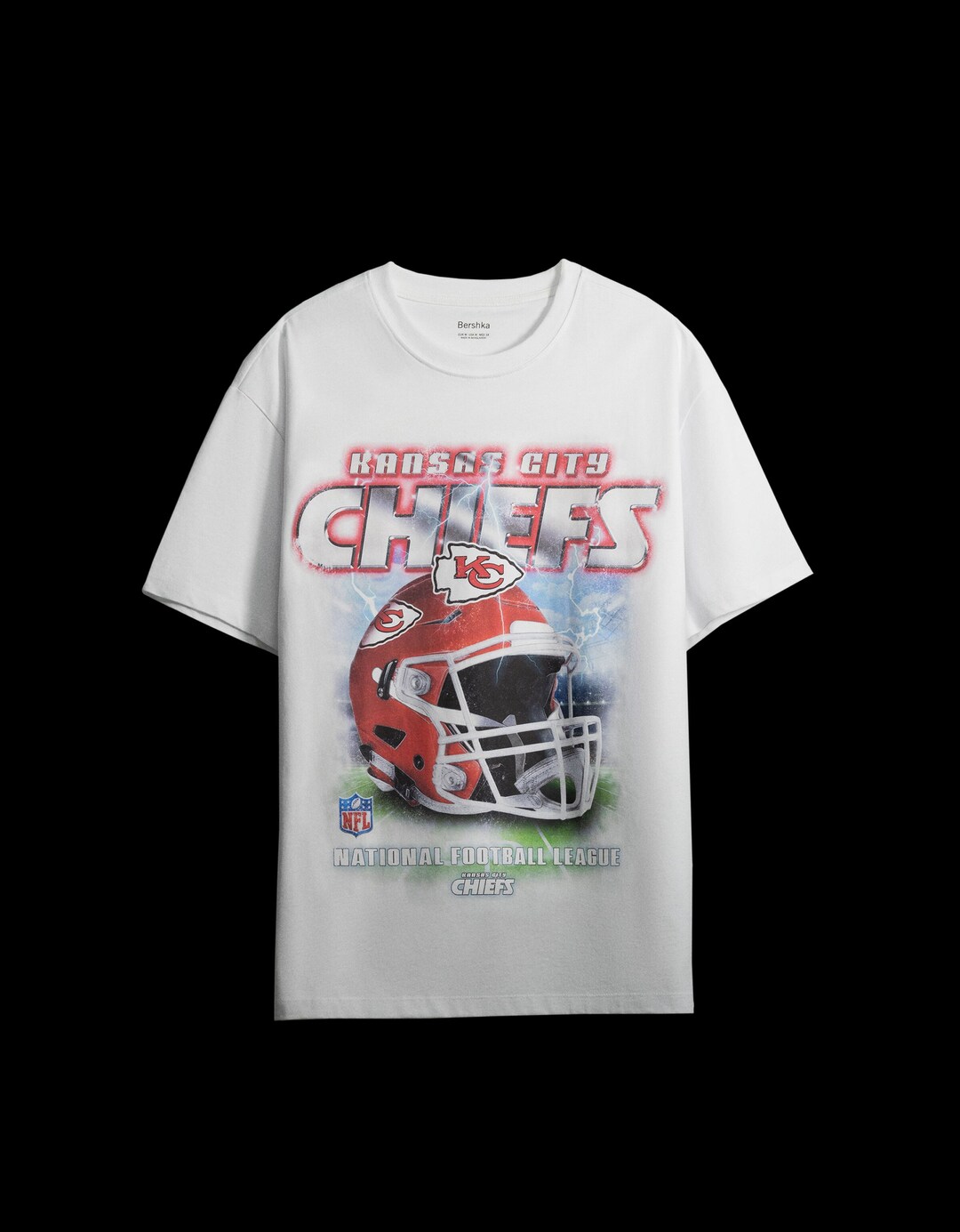 Koszulka o pudełkowym  kroju z krótkim rękawem i nadrukiem NFL Kansas City Chiefs