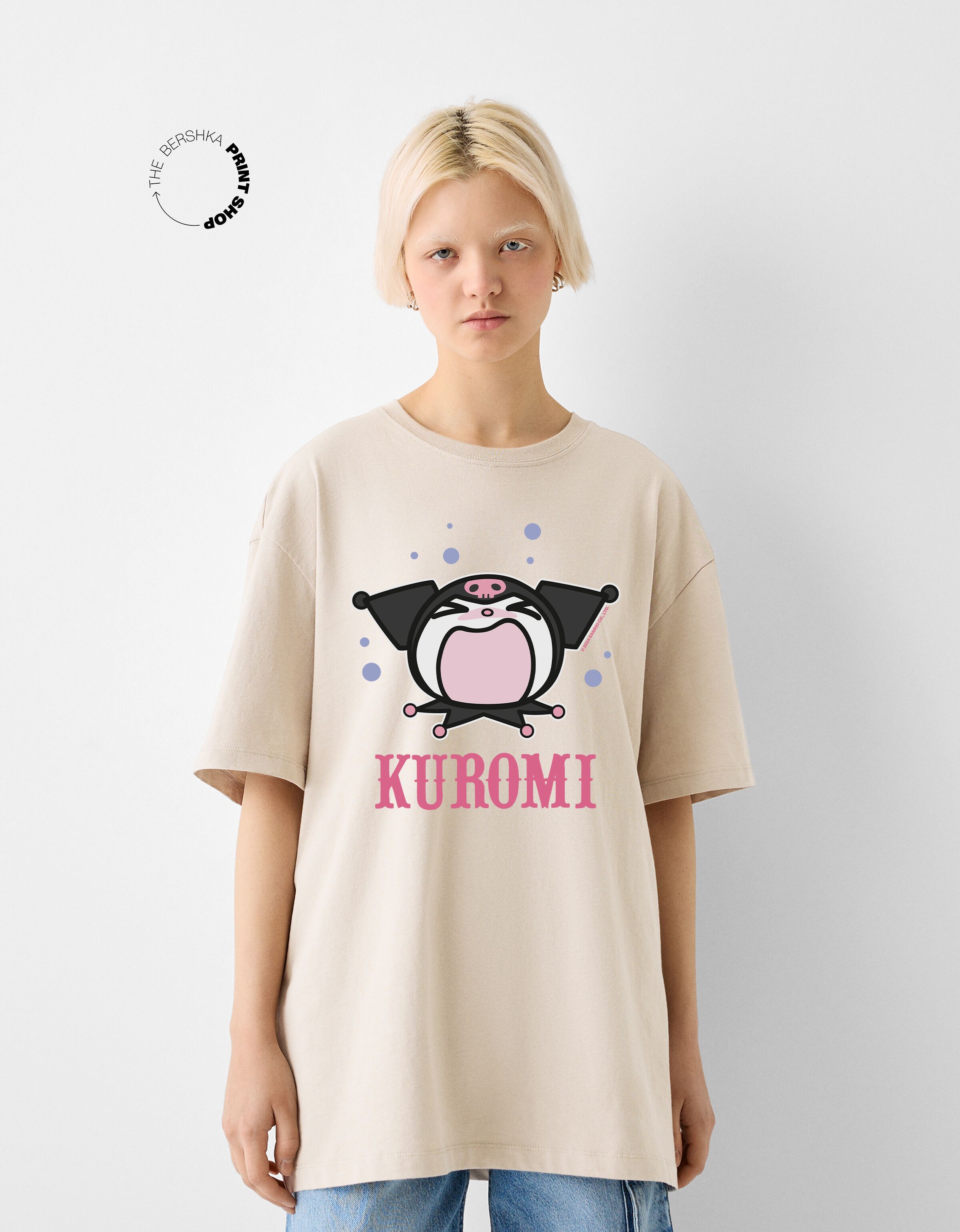 Camisetas anchas shop mujer bershka