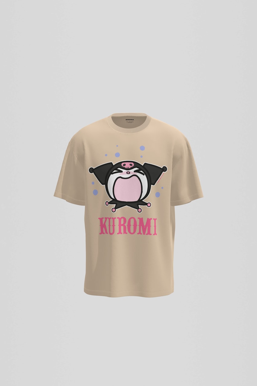 Kuromi boxy-fit short sleeve T-shirt - Men | Bershka