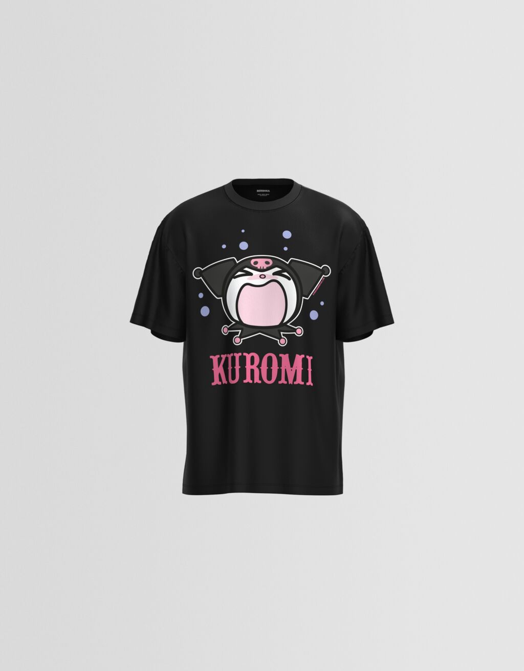 Kortärmad t-shirt med fyrkantig passform och Kuromi-tryck
