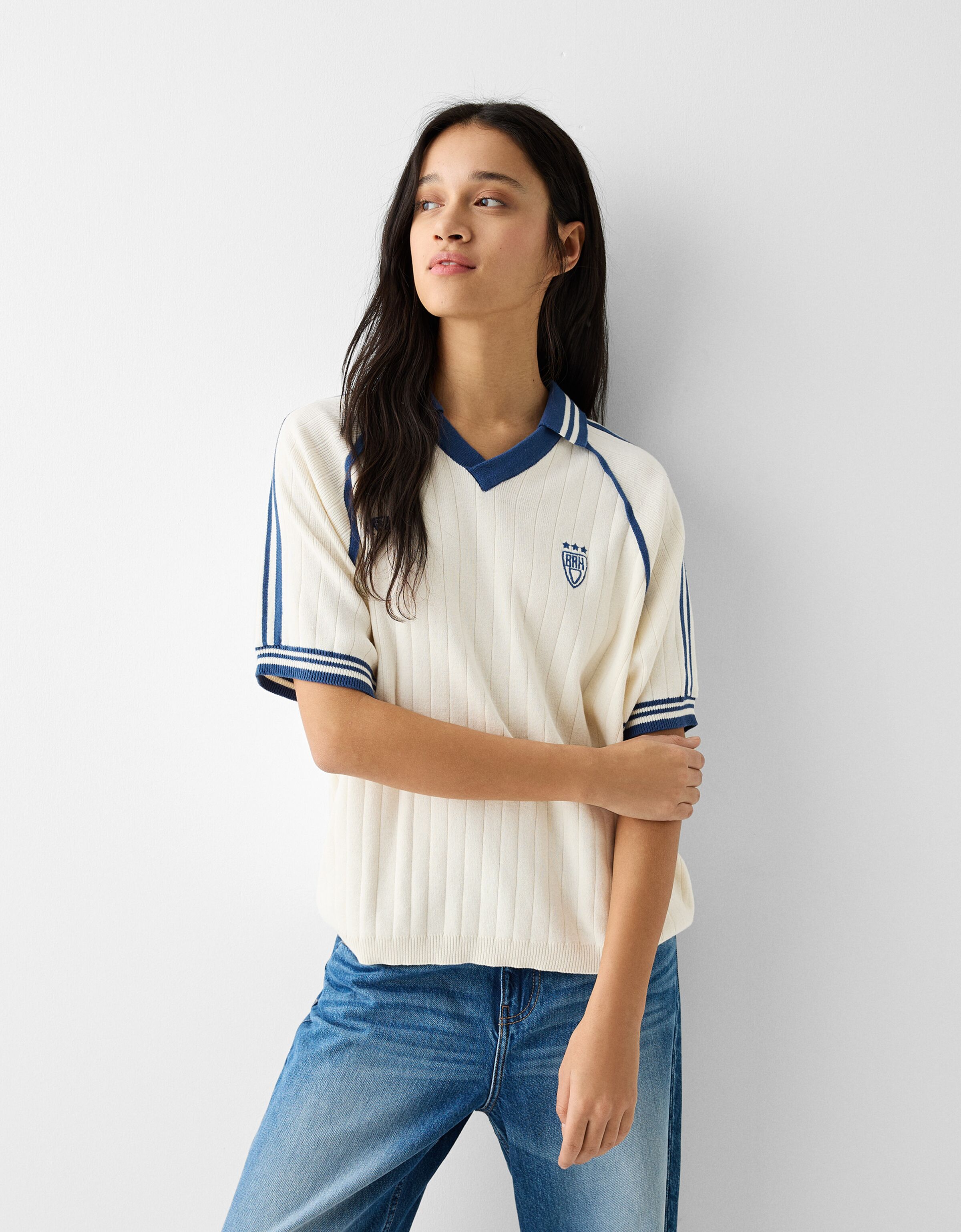 Bershka polo top