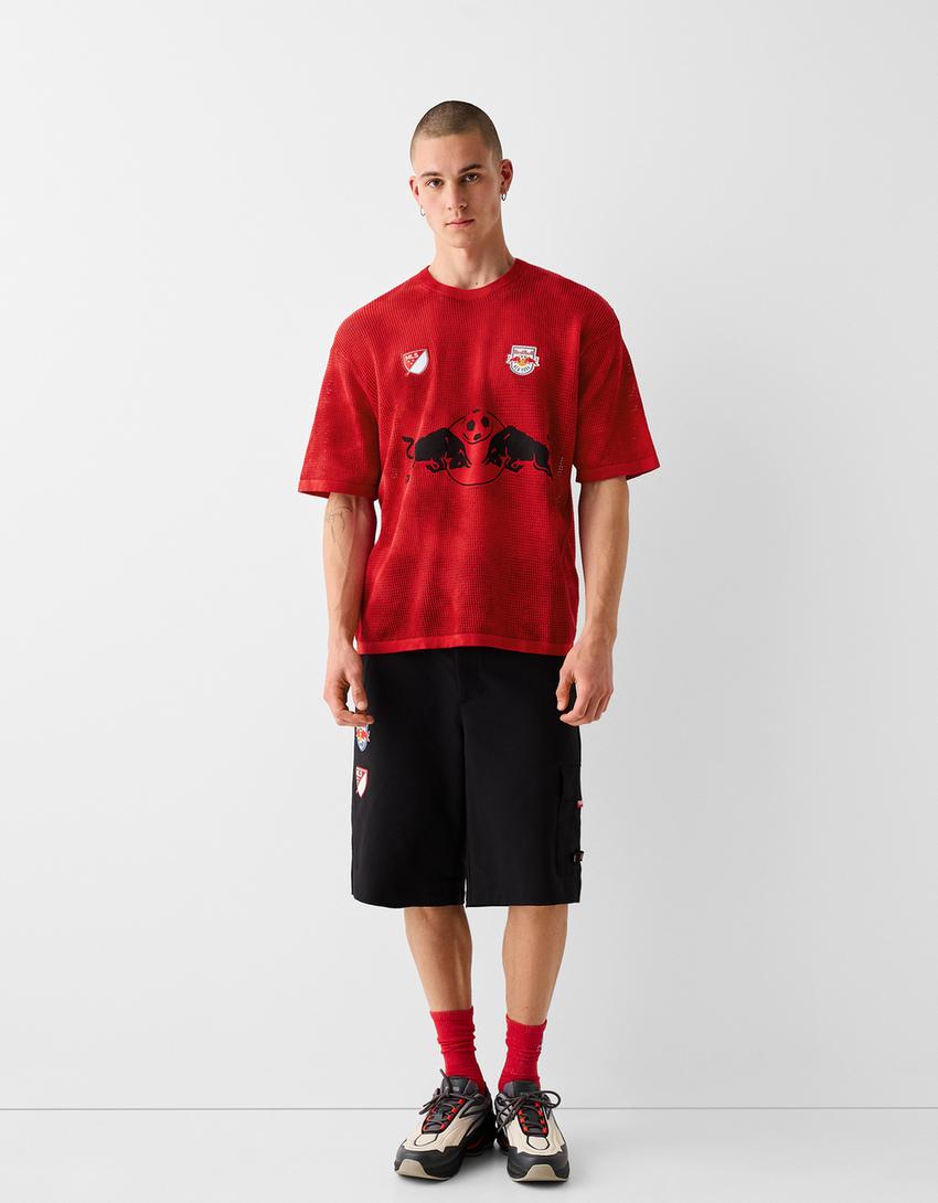 T-shirt New York Red Bulls mesh tie-dye-Rouge-3