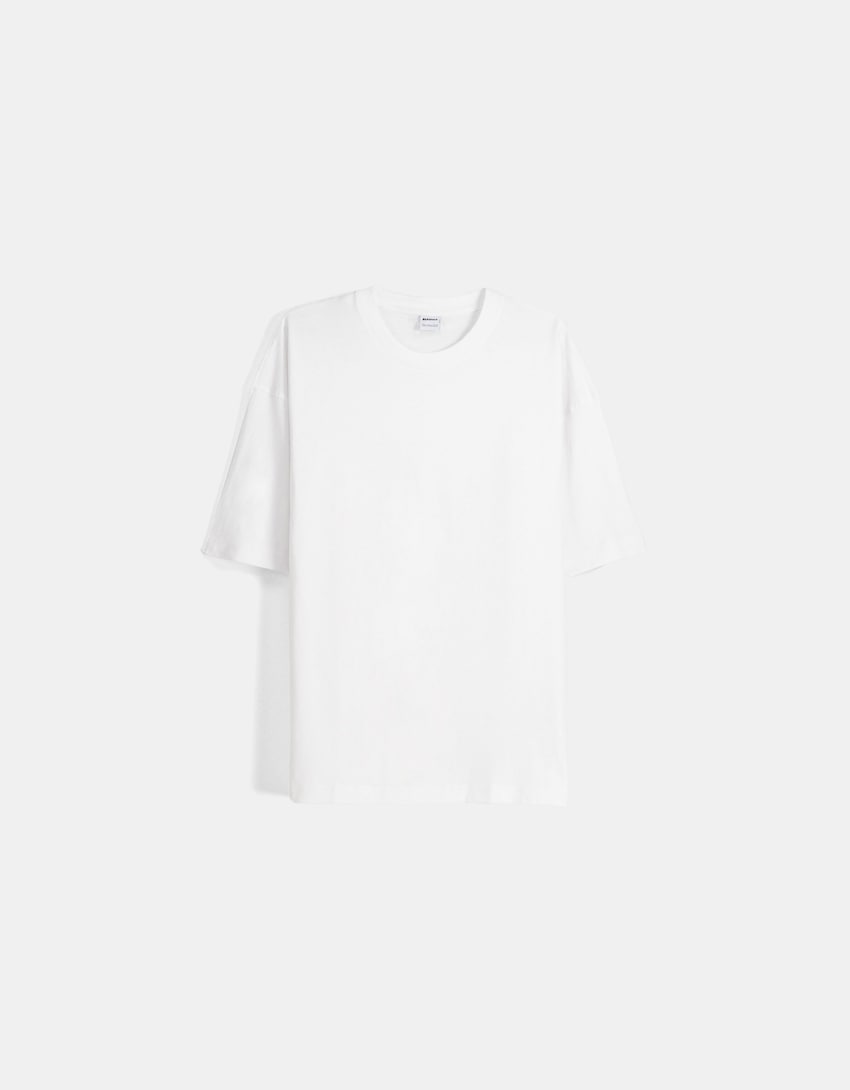 Oversized short sleeve T-shirt - Men | Bershka