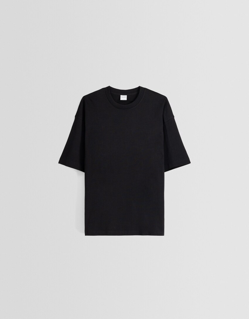 Oversized short sleeve T-shirt - Men | Bershka