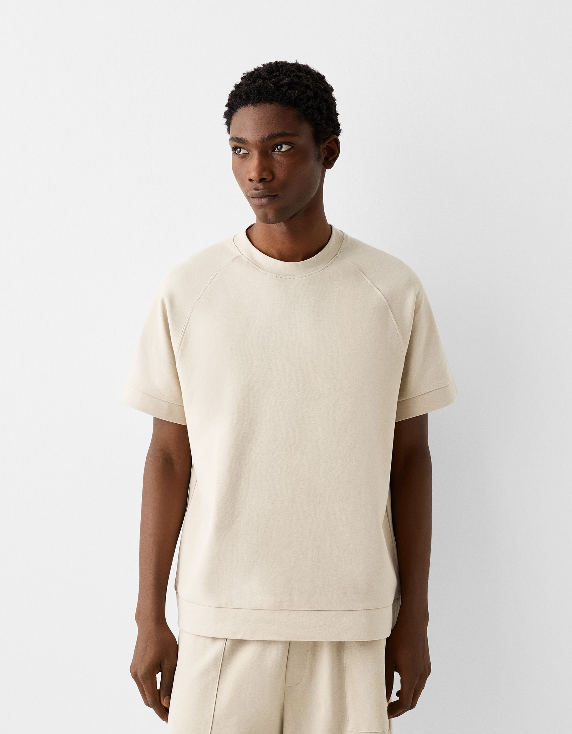 Camiseta rayas bershka hombre clearance