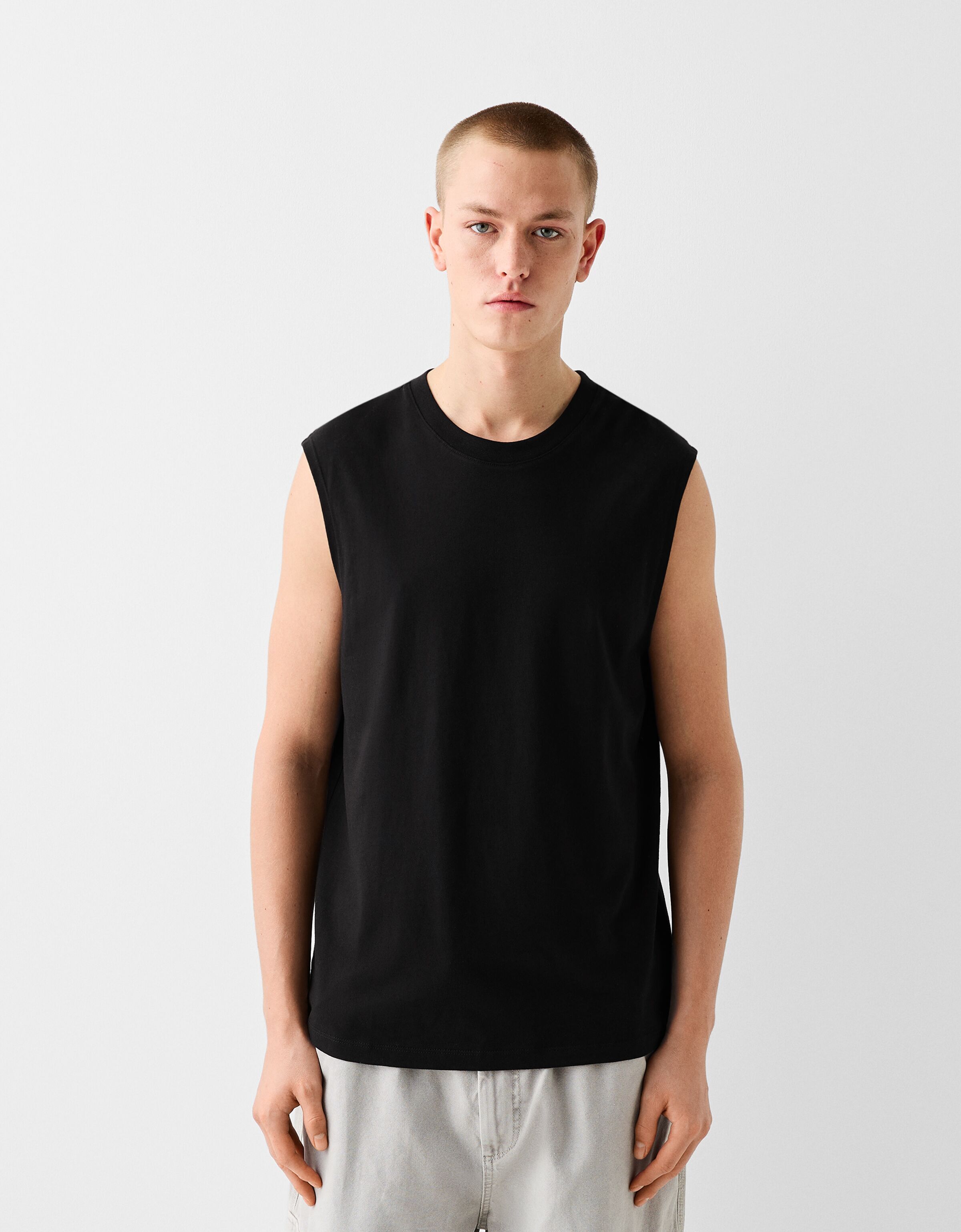 Sleeveless tee cheap