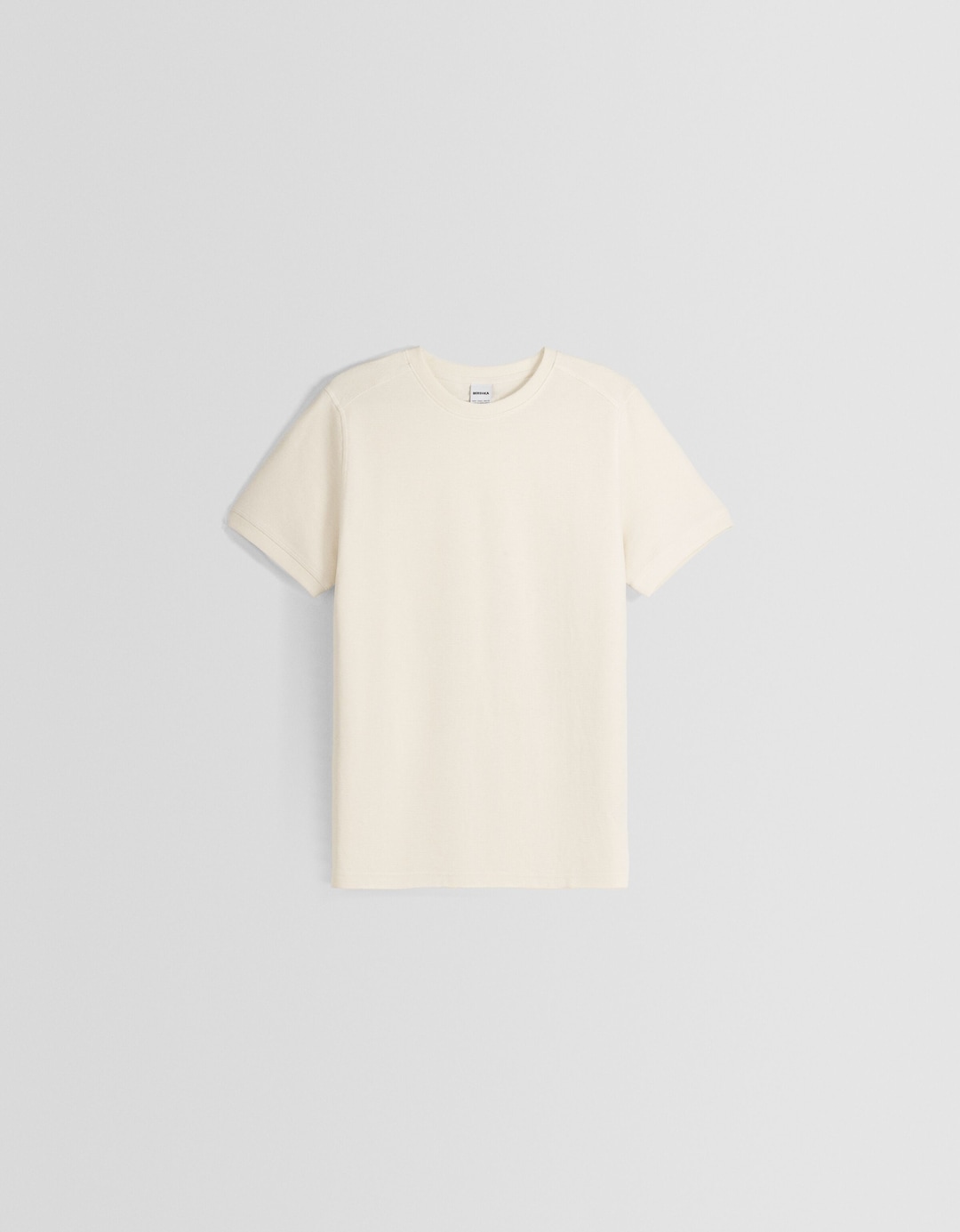 Textured short-sleeve T-shirt
