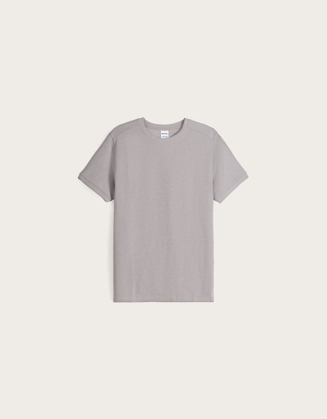 Textured short-sleeve T-shirt