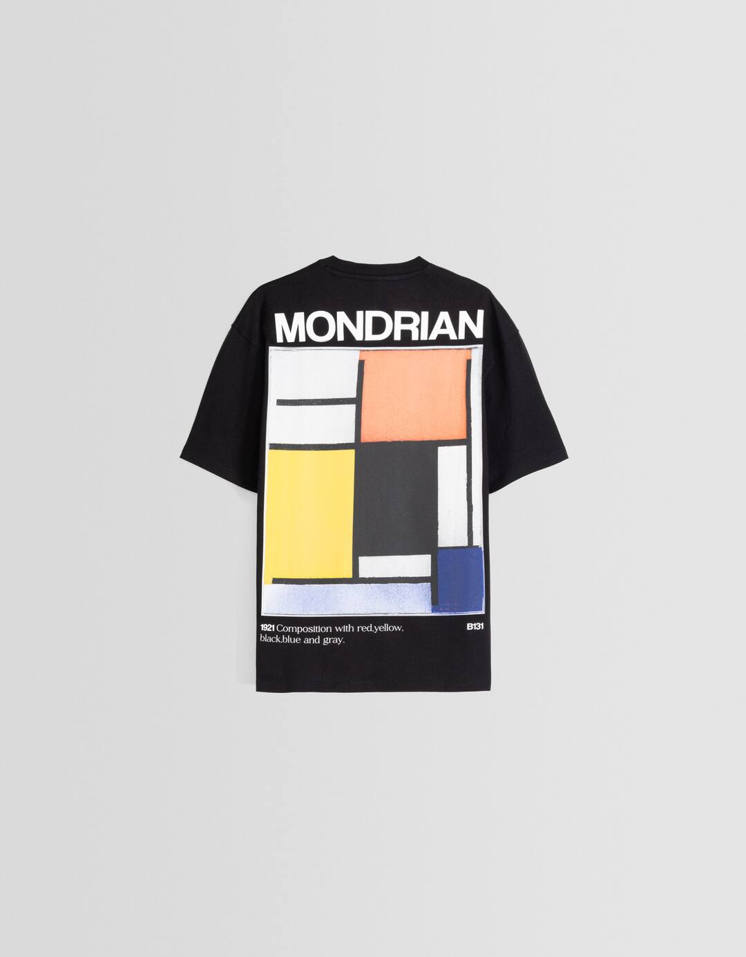Oversize short sleeve Piet Mondrian T-shirt