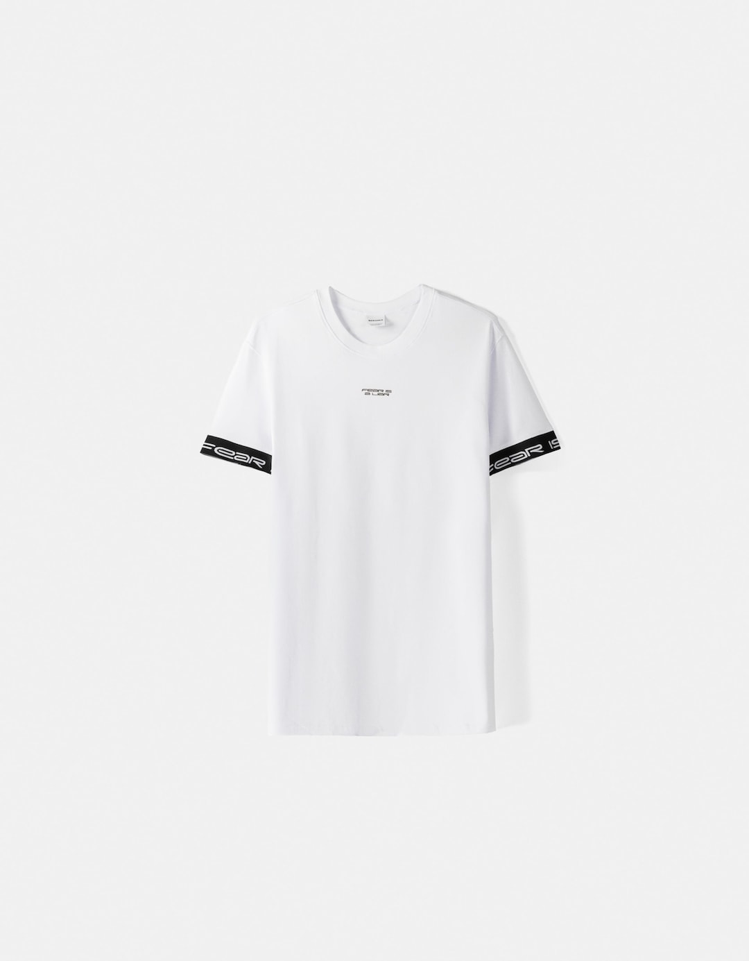 Slim-fit short sleeve T-shirt with stripe detail