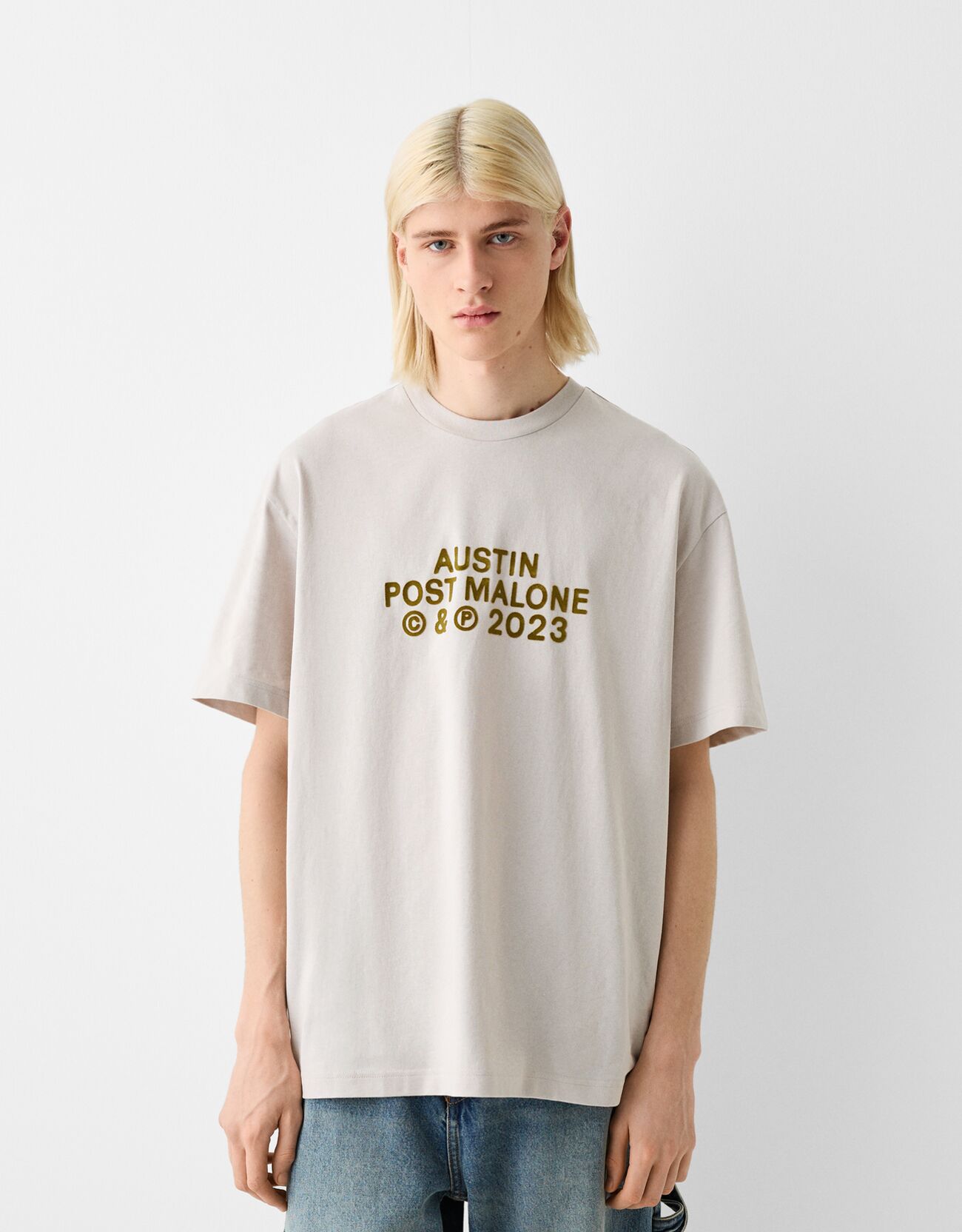 Post Malone print boxy fit short sleeve T-shirt - Collaborations 