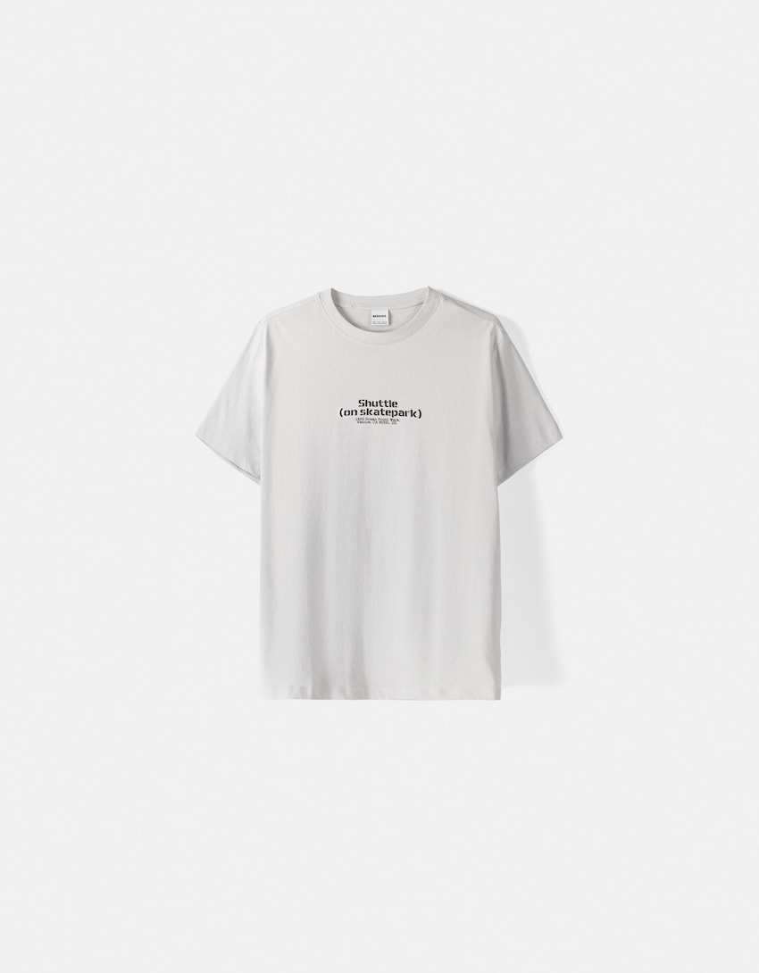 Short sleeve T-shirt with print - Men | Bershka