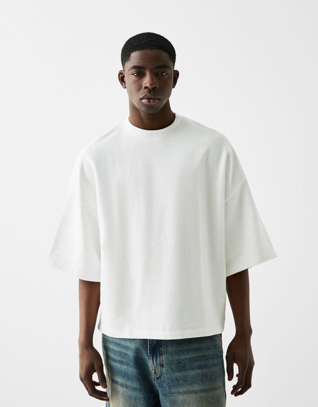 Men's denim shop t shirt