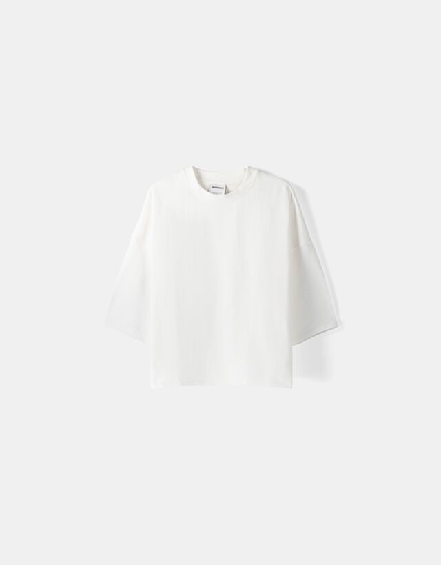 Bershka hot sale camiseta hombreras