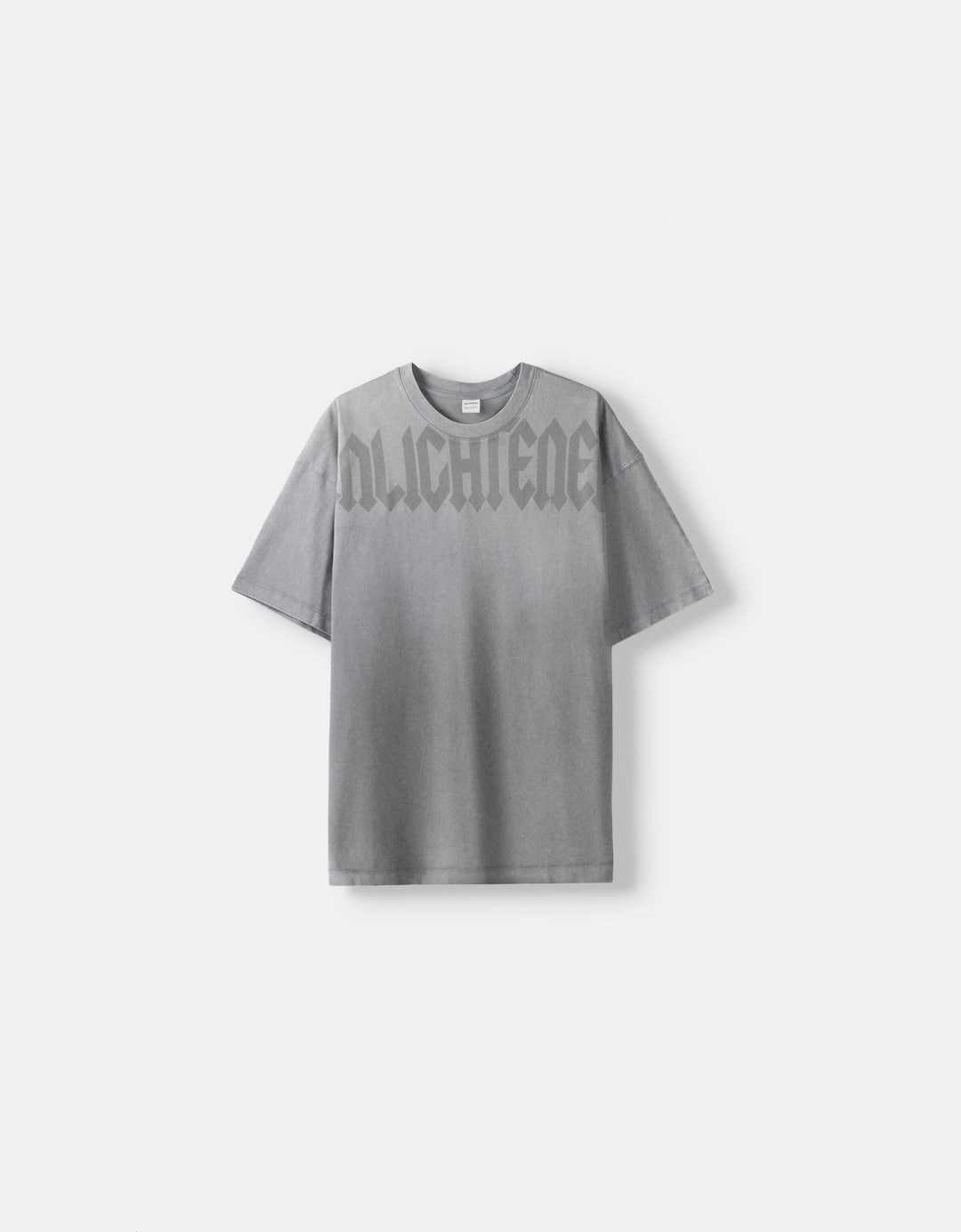 Camiseta oversize fit efecto lavado print
