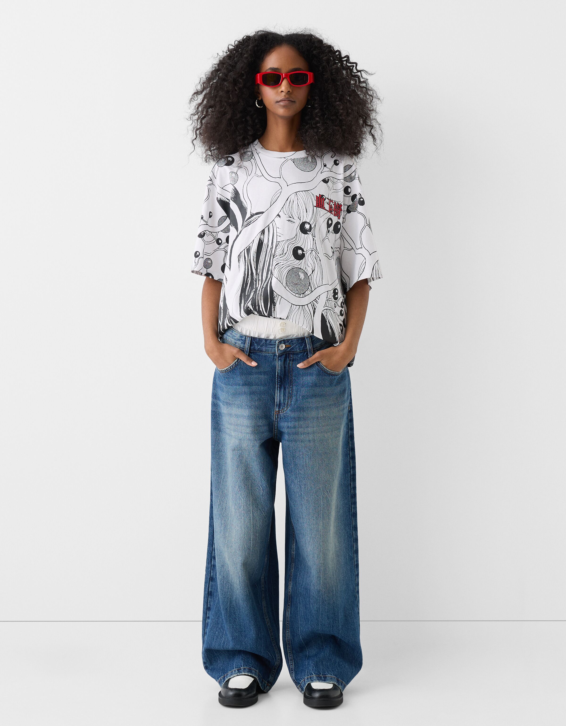 Camiseta queen new arrivals mujer bershka