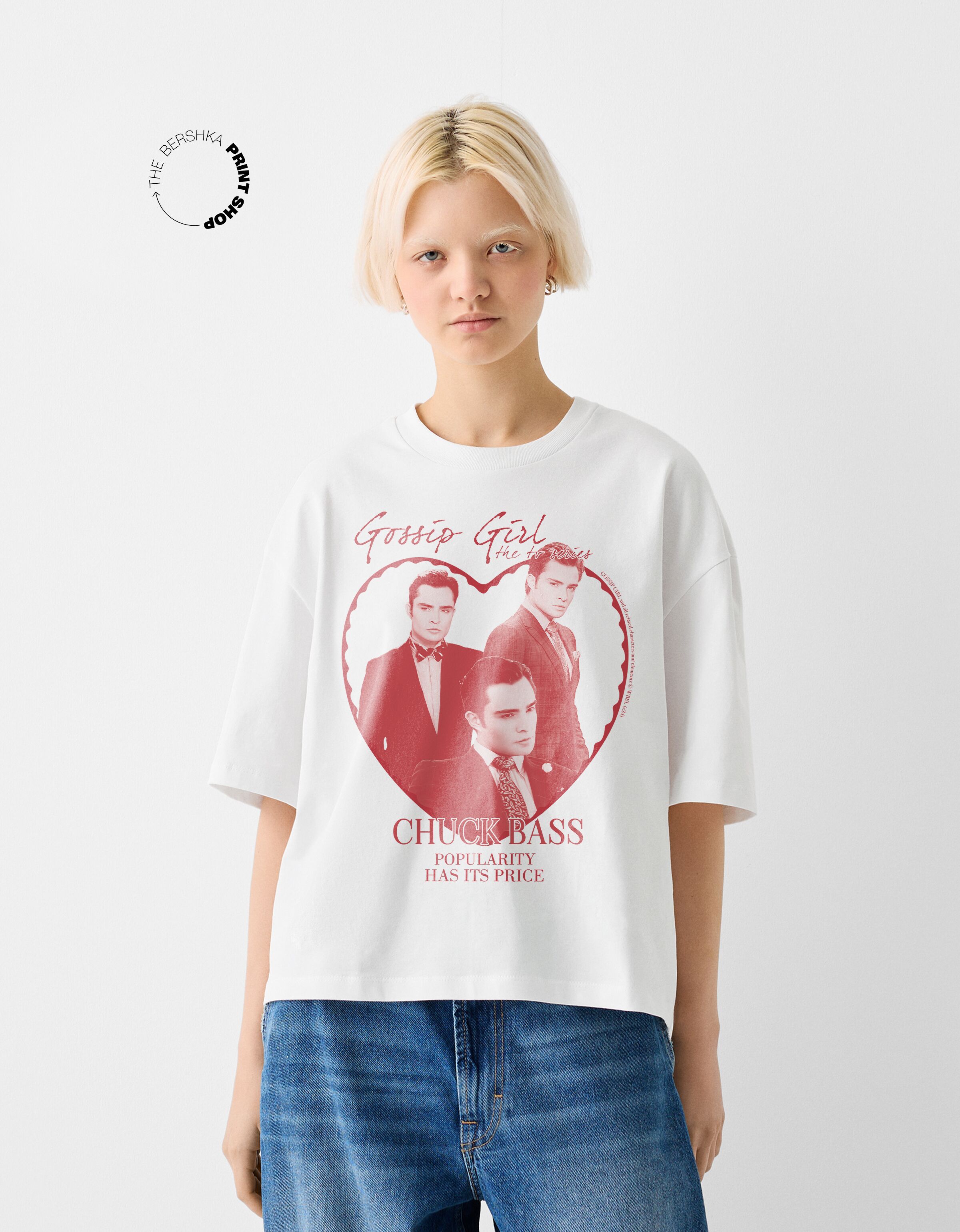 T shirt queen bershka deals