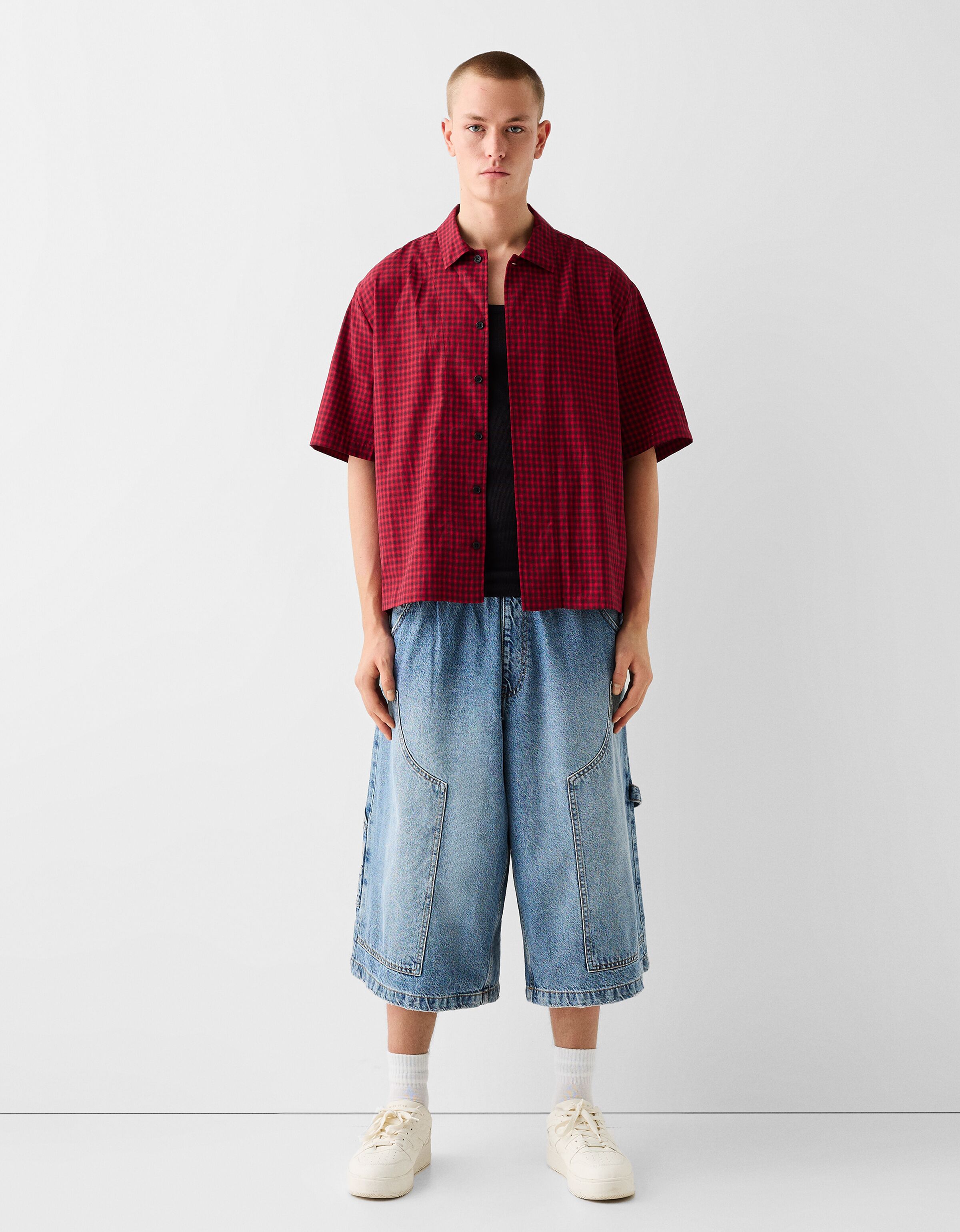 Bermudas vaqueras hombre bershka best sale