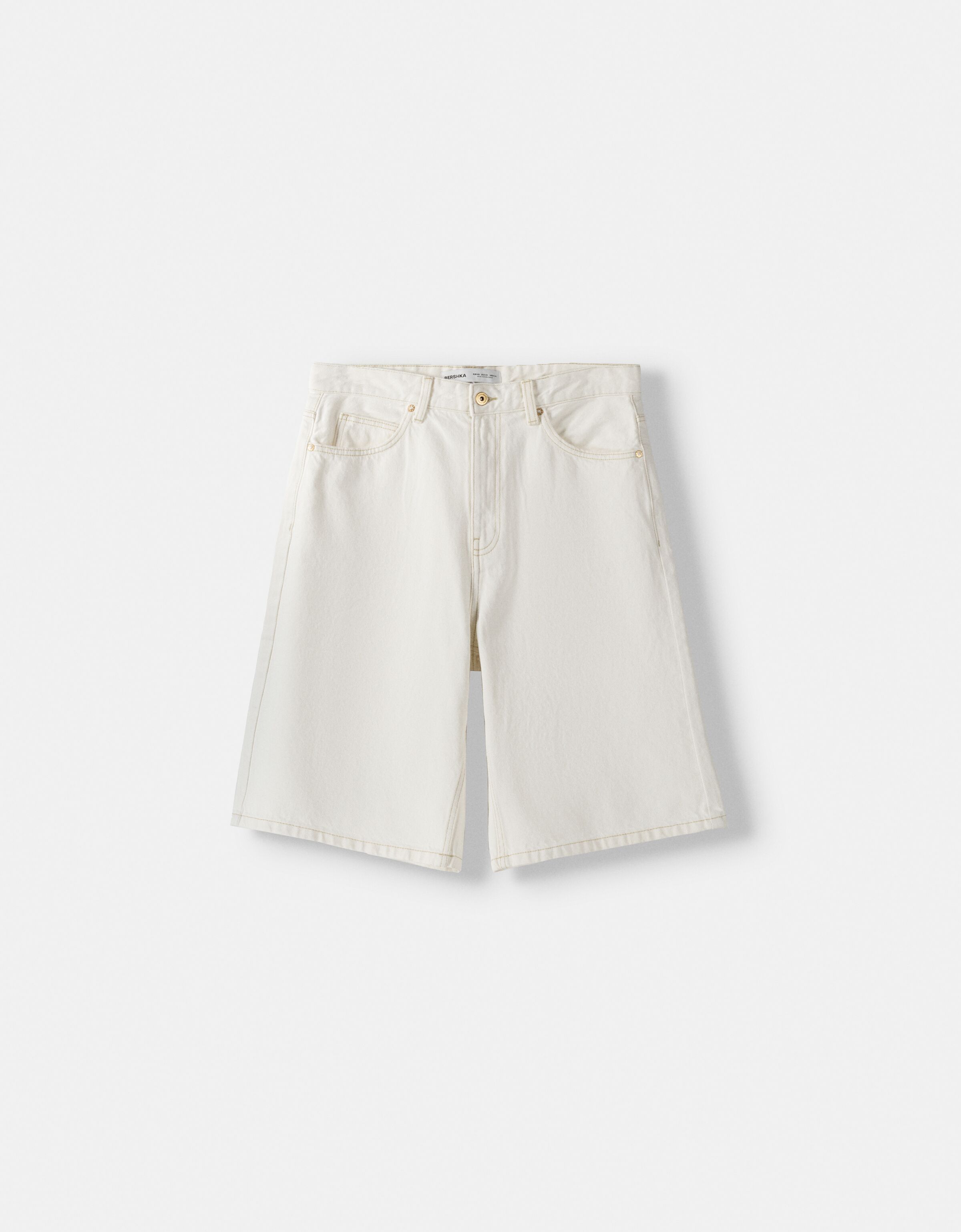 Women's Baggy Denim Bermuda Shorts – High Waisted Ripped Knee Length Jean Shorts With Pockets