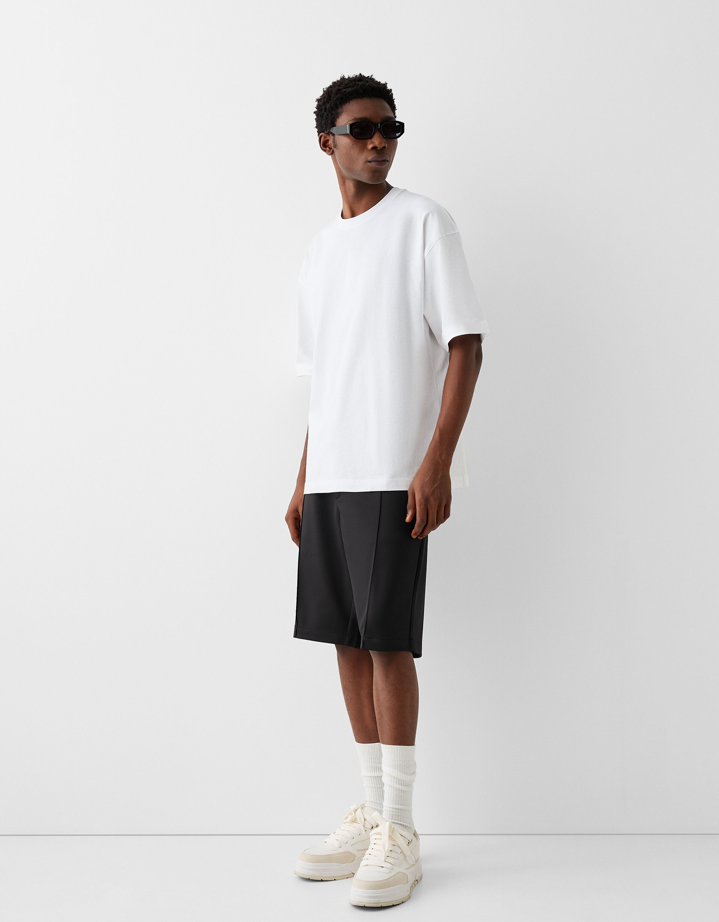 Interlock jogger Bermuda shorts