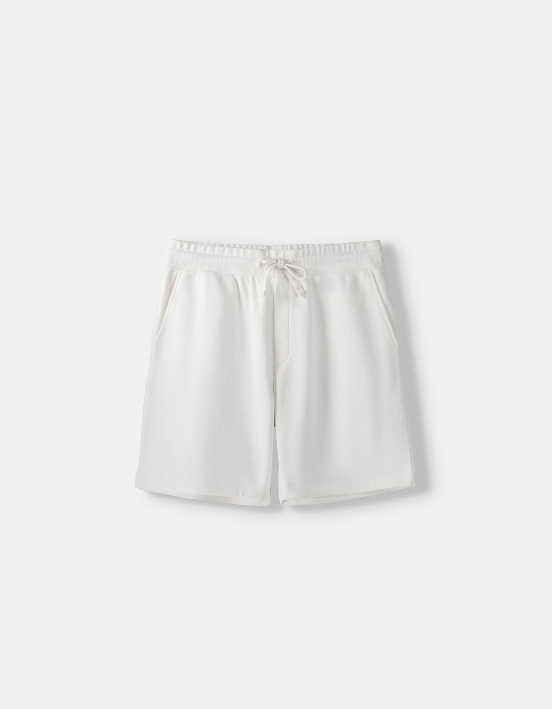 Plush bermuda shorts