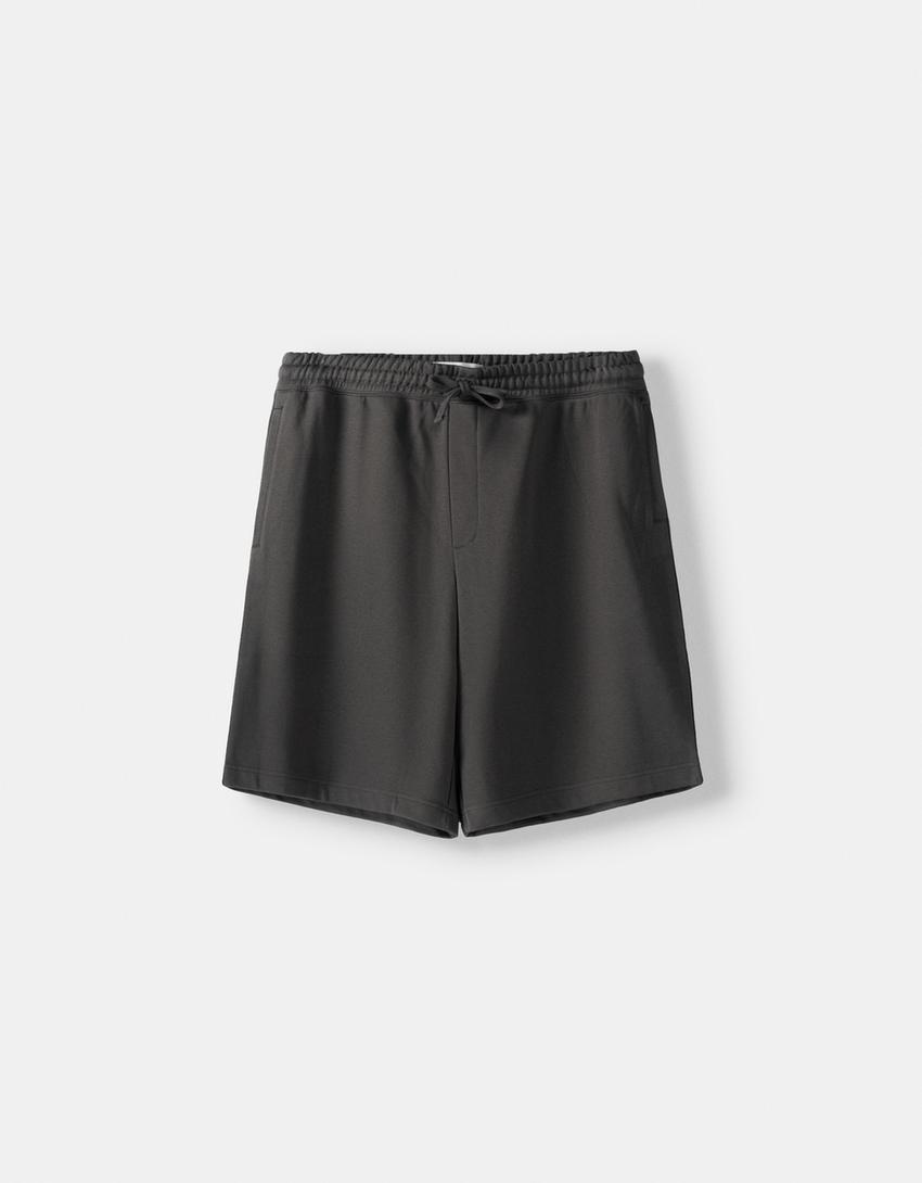 Bermuda baggy-Gris-4