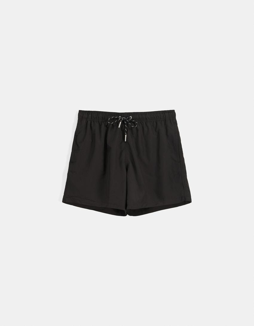 Maillot de bain basique-Noir-4