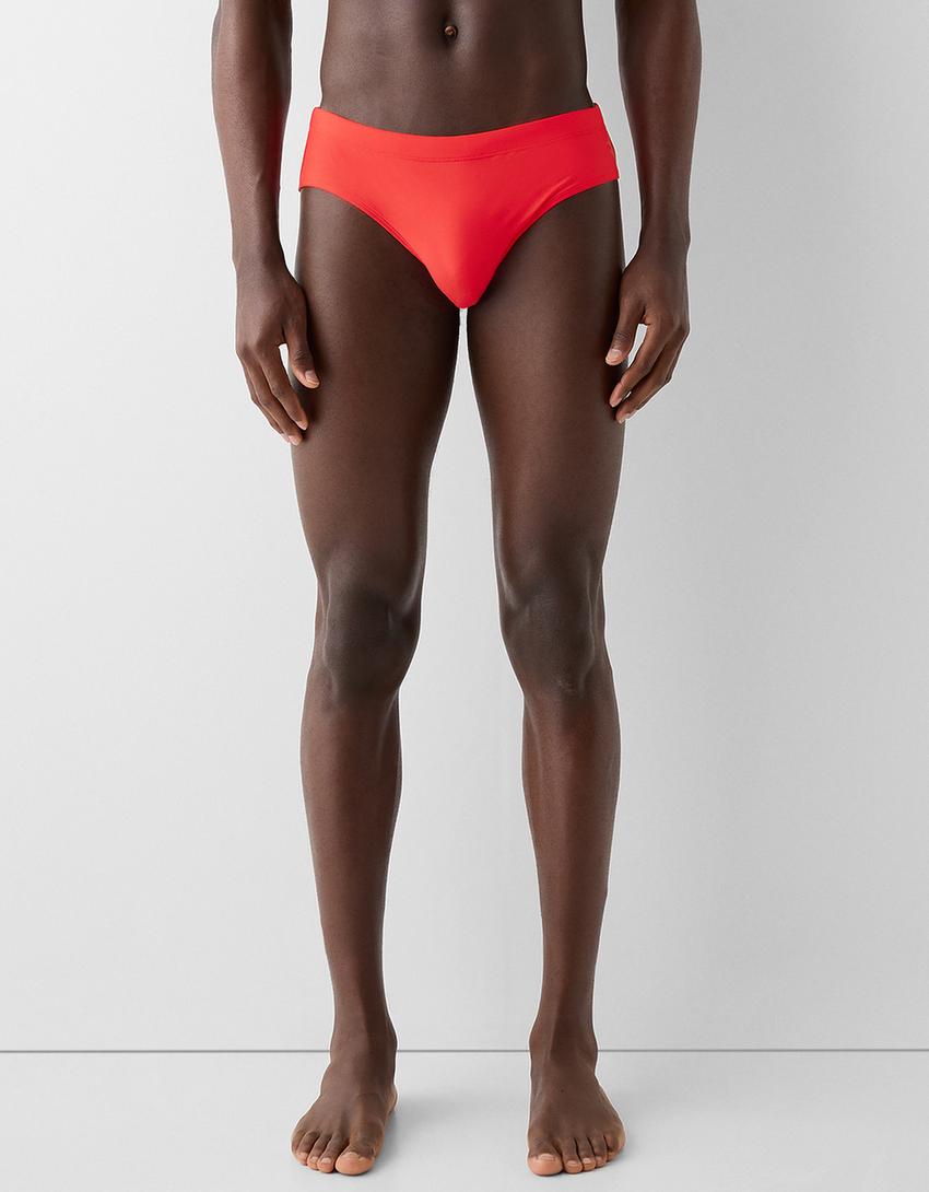 Slip de bain-Rouge-1