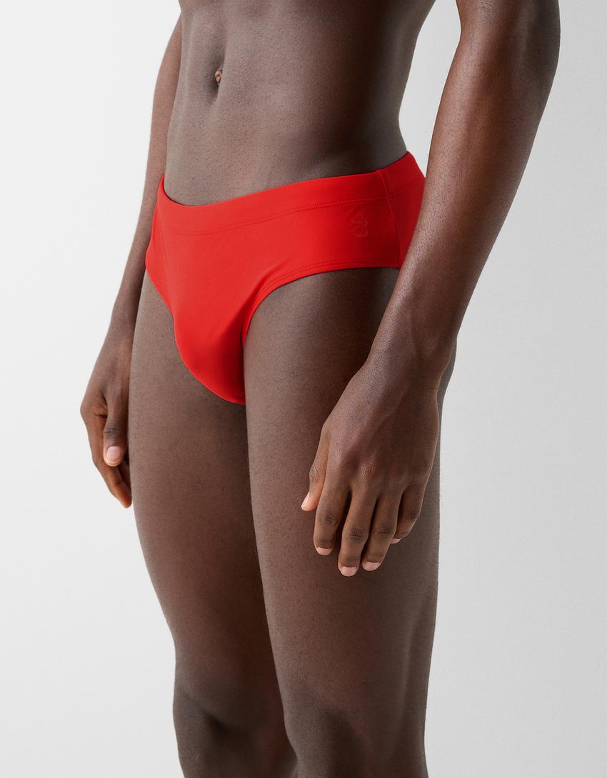 Slip de bain-Rouge-3