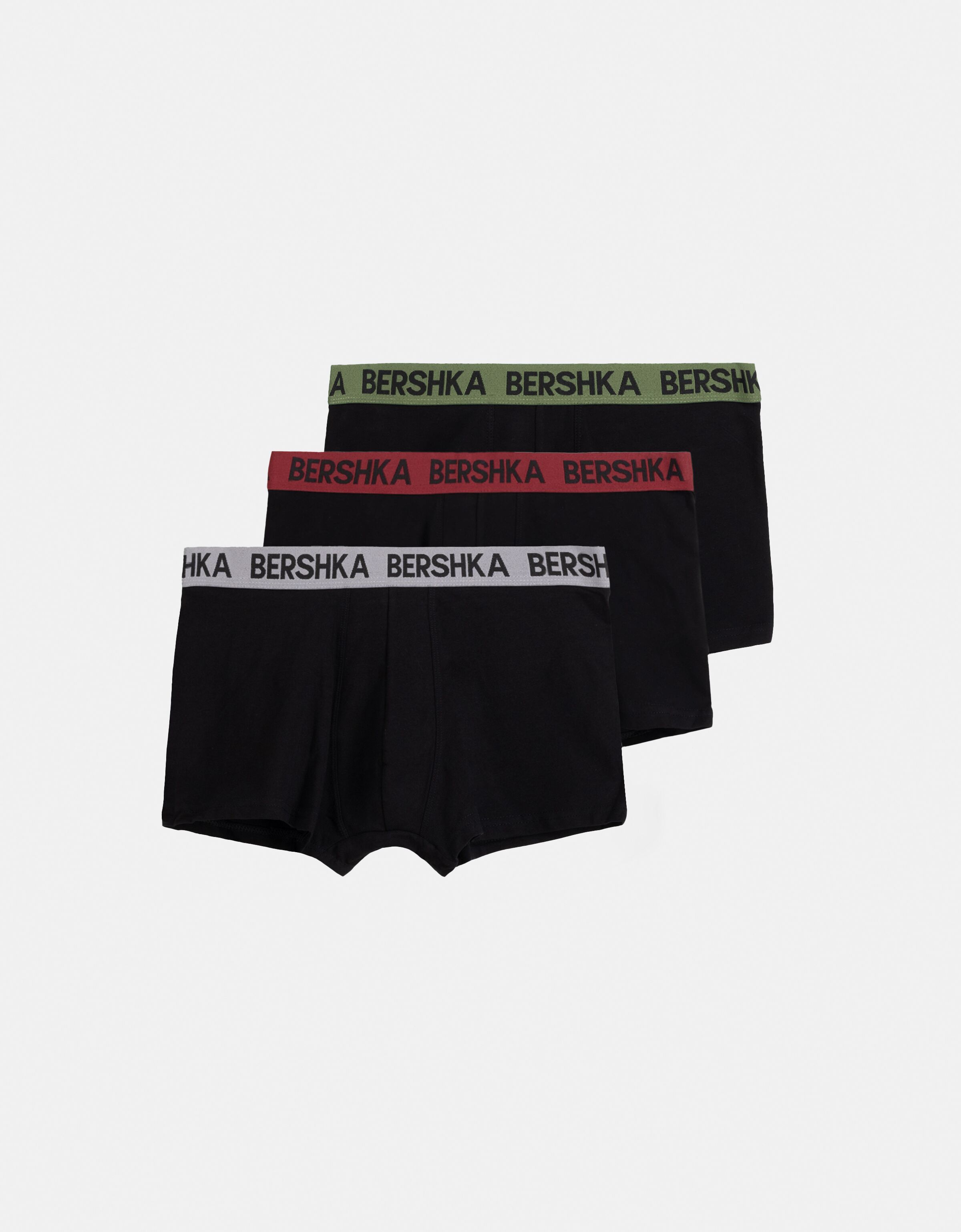 Set 3 boxers cintura print