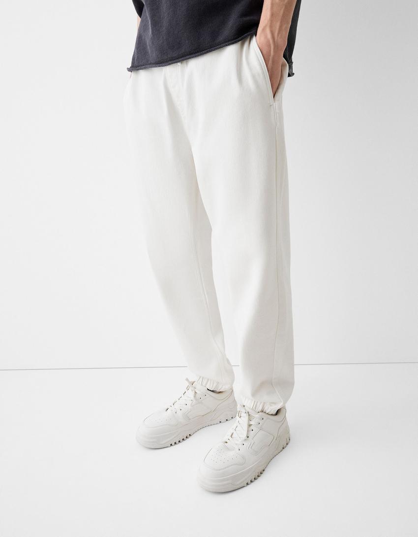 Jogger jeans-White-3
